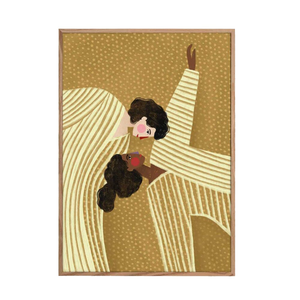 Poster "Zwei Linien Frauen" - 30x40cm Poster Pictufy 