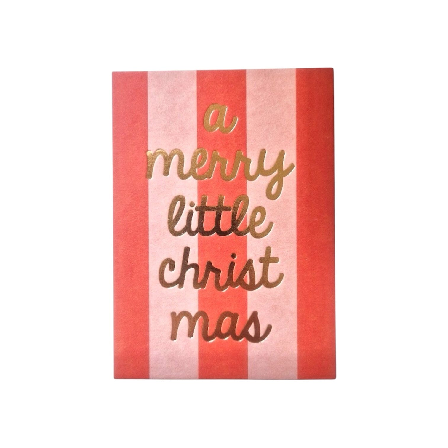 Postkarte "A Merry Little Christmas" Postkarte ava&yves 