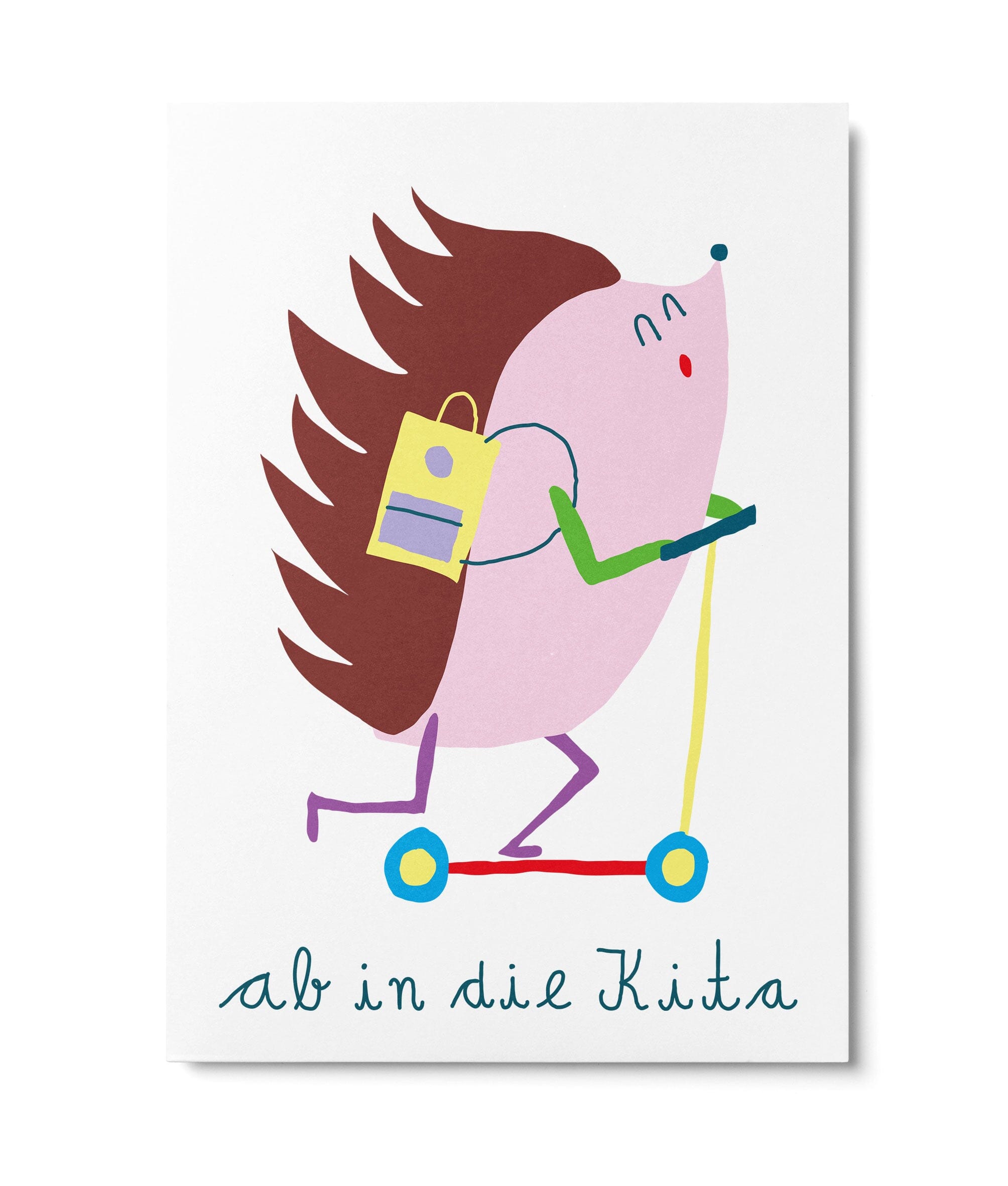 Postkarte "Ab in die Kita" Postkarte Unter Pinien 