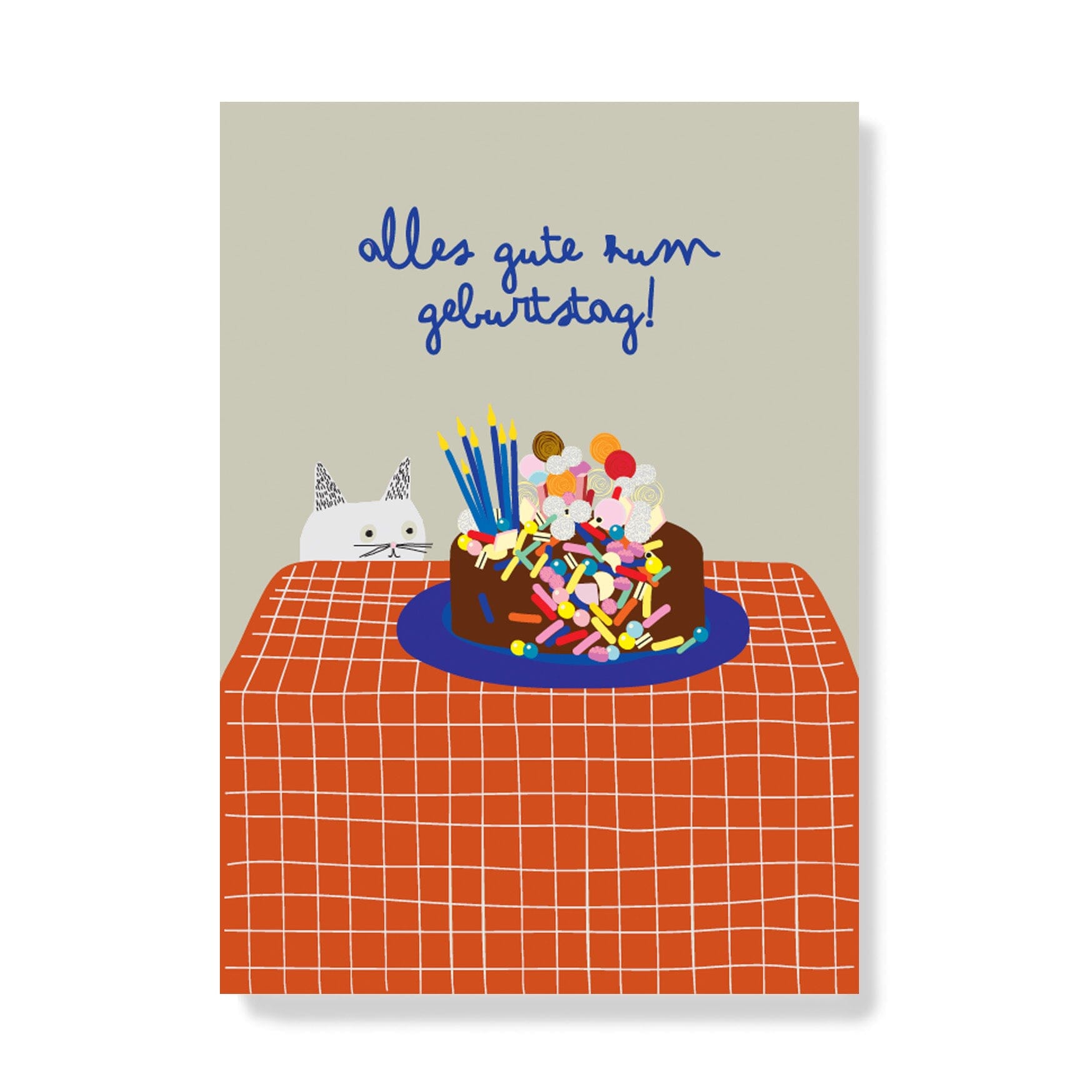 Postkarte "Alles Gute zum Geburtstag" Postkarte Framboise und Ketchup 