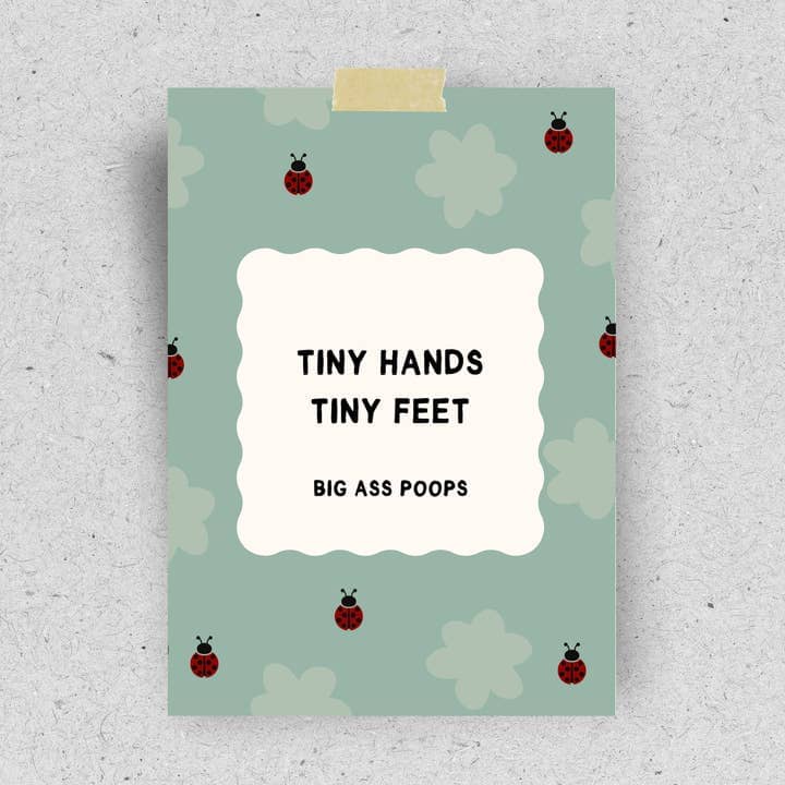 Postkarte "Big Ass Poops" Postkarte Pinlin 