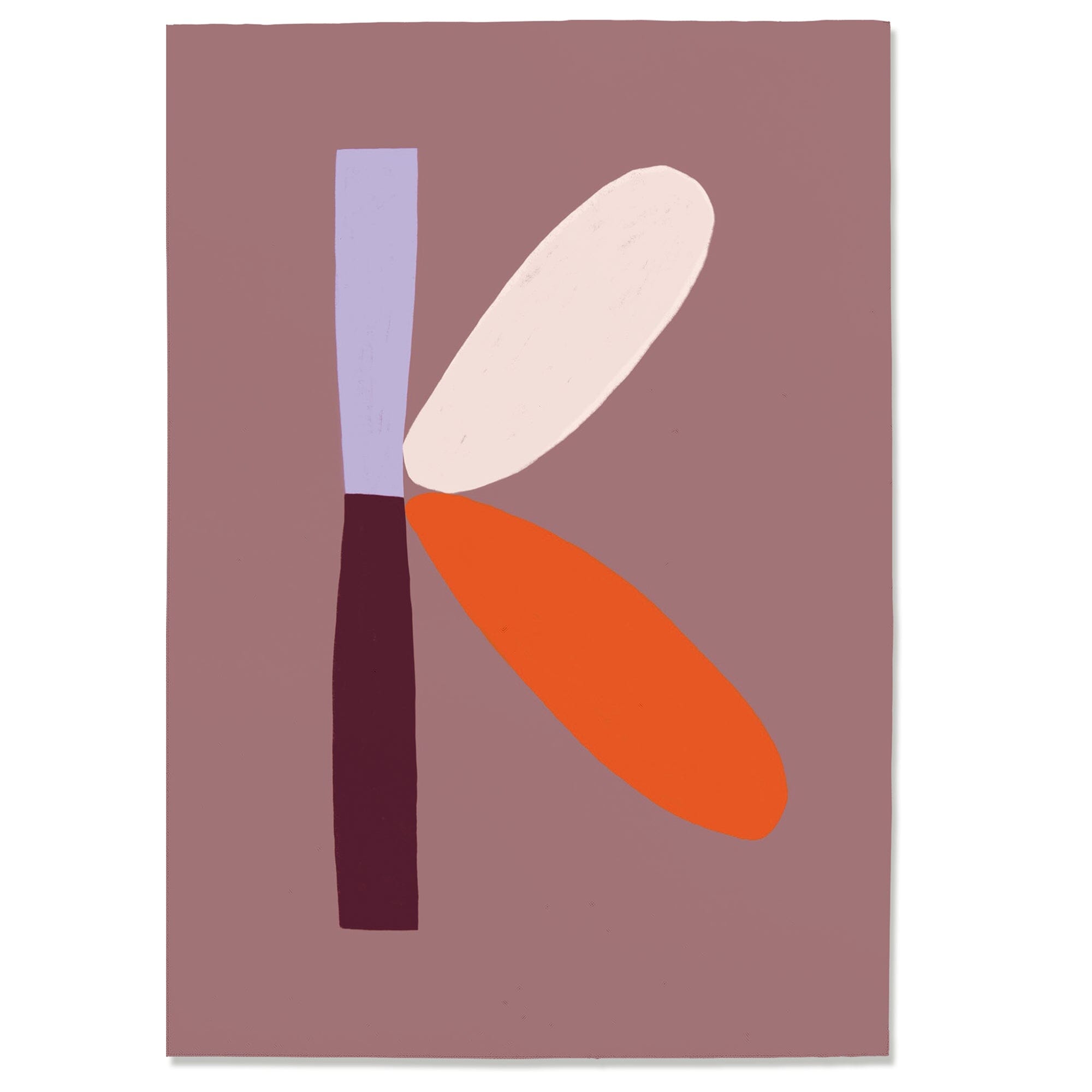 Postkarte "Buchstabe K" #1 Postkarte Nuukk 