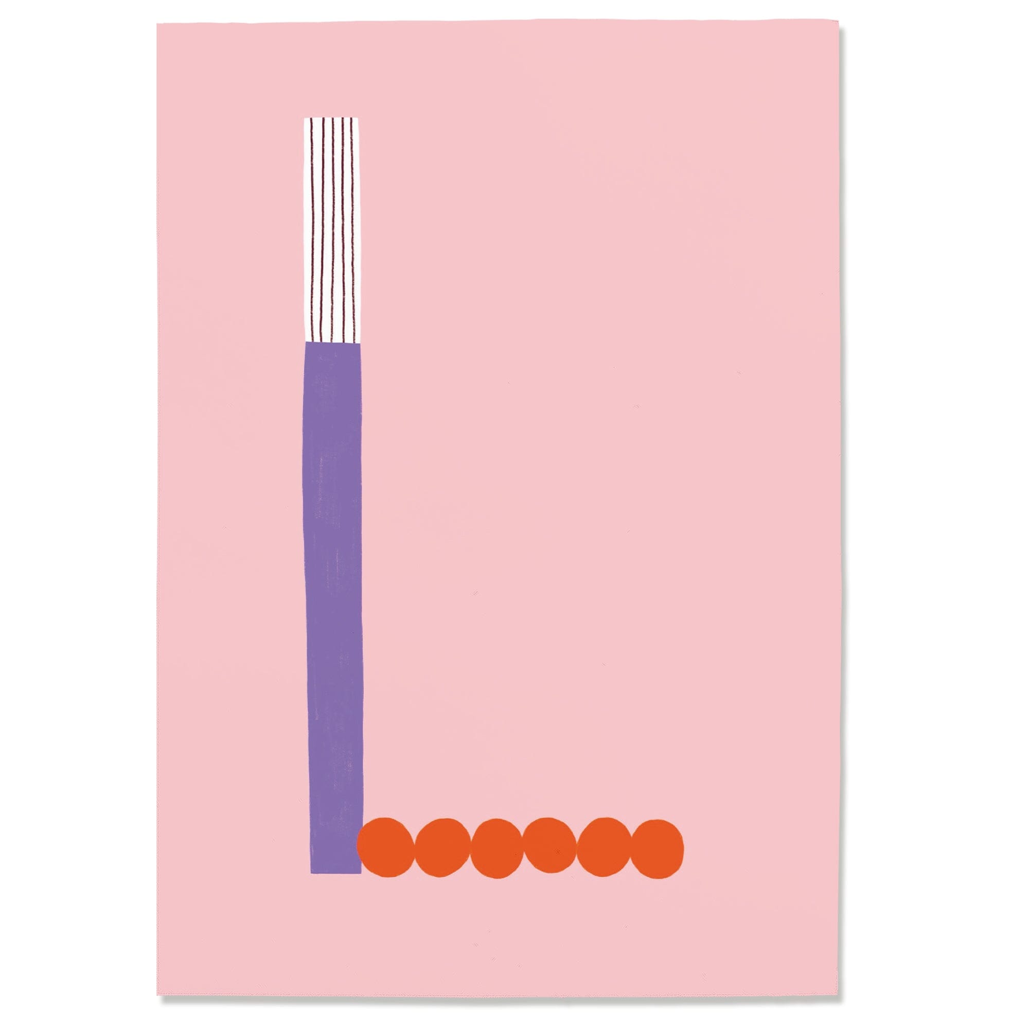 Postkarte "Buchstabe L" #2 Postkarte Nuukk 