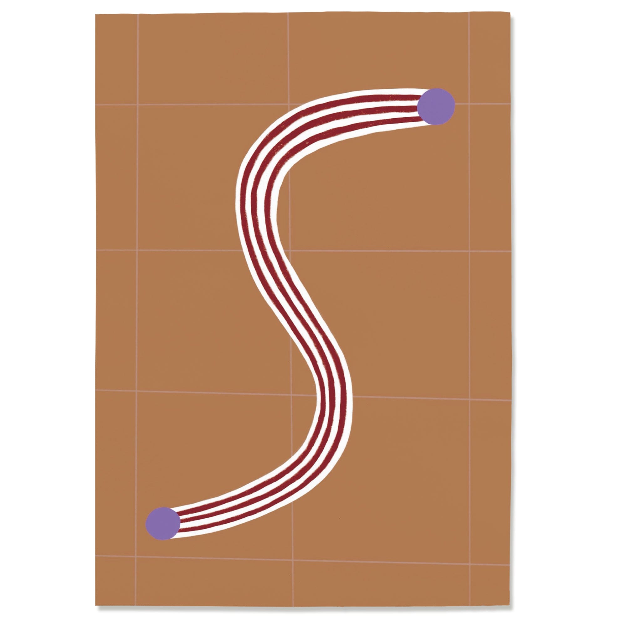 Postkarte "Buchstabe S" #2 Postkarte Nuukk 