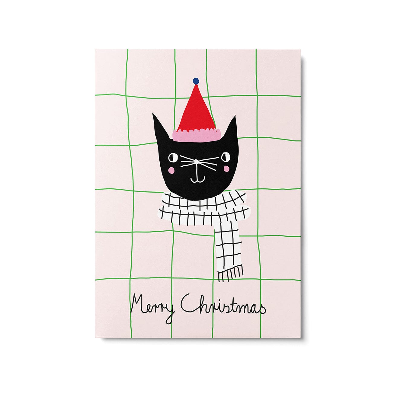 Postkarte "Christmas Cat" Postkarte Unter Pinien 