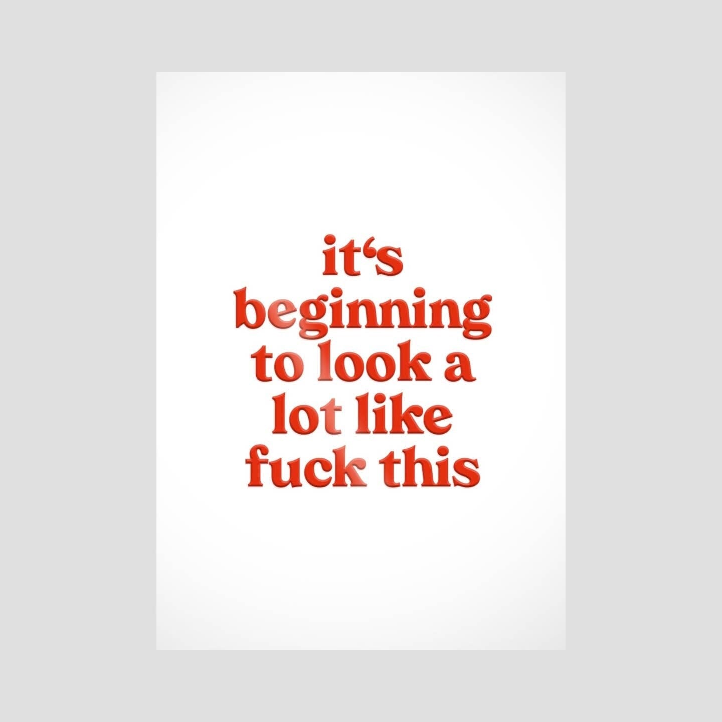 Postkarte "Fuck this" Postkarte Frau Hansen 