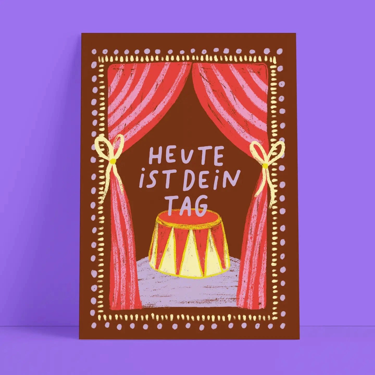 Postkarte "Heute ist dein Tag" Postkarte Studio Danii 