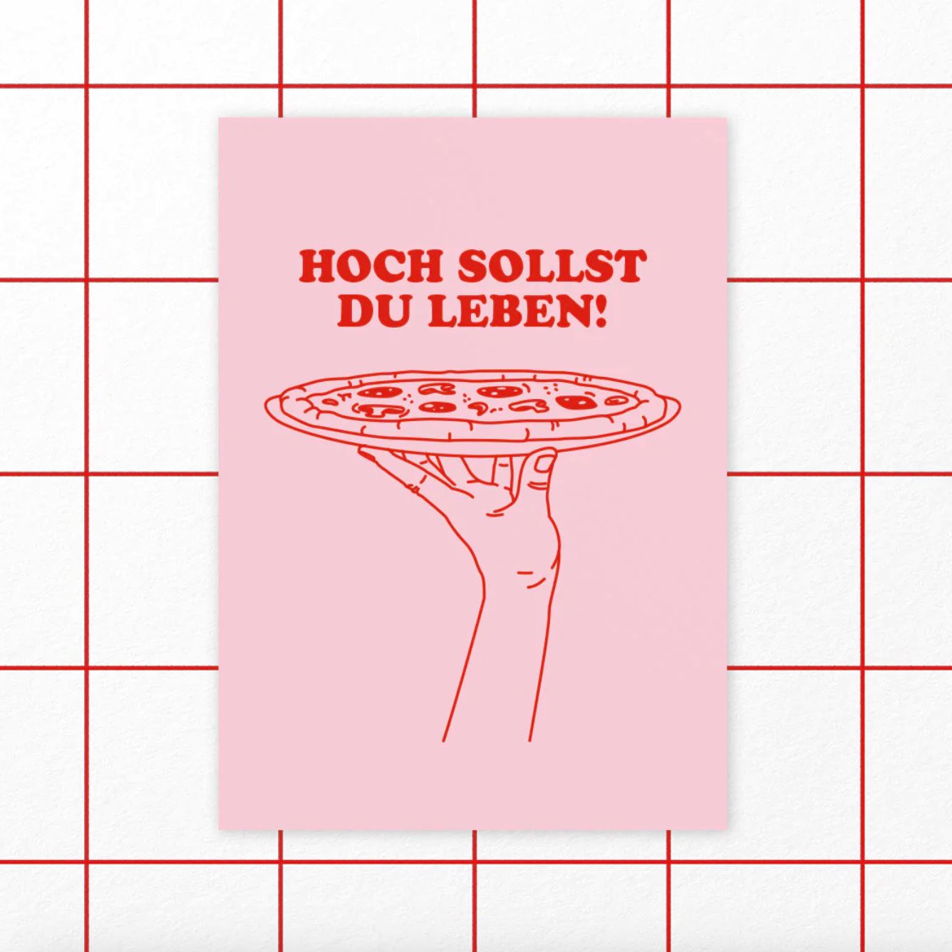 Postkarte "Hoch sollst du leben" Postkarte Studio Ciao 