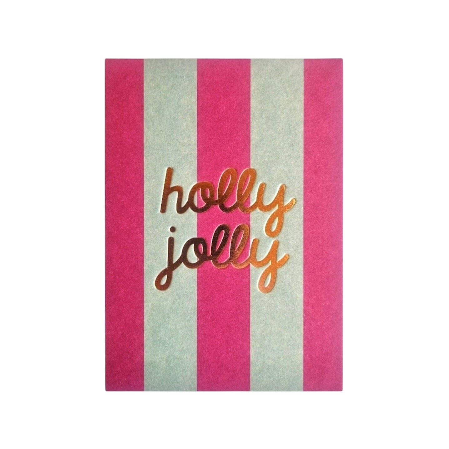 Postkarte "Holly Jolly" Postkarte ava&yves 