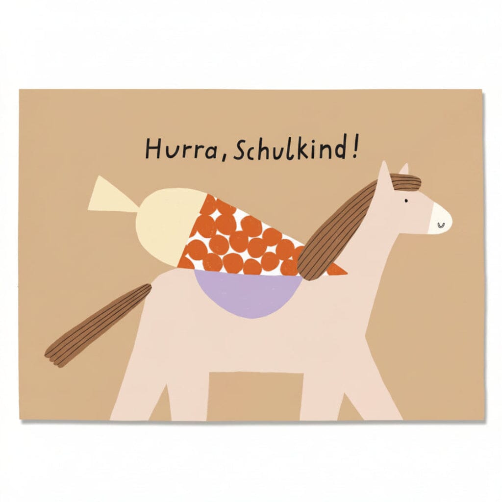 Postkarte "Hurra Schulkind" Postkarte Nuukk 