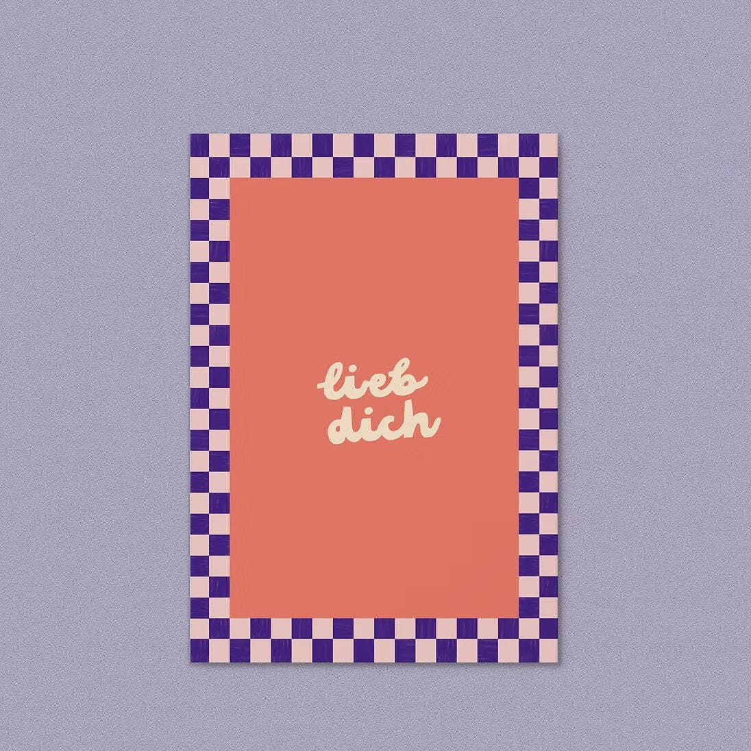 Postkarte "Lieb Dich" Postkarte Anna Beddig 