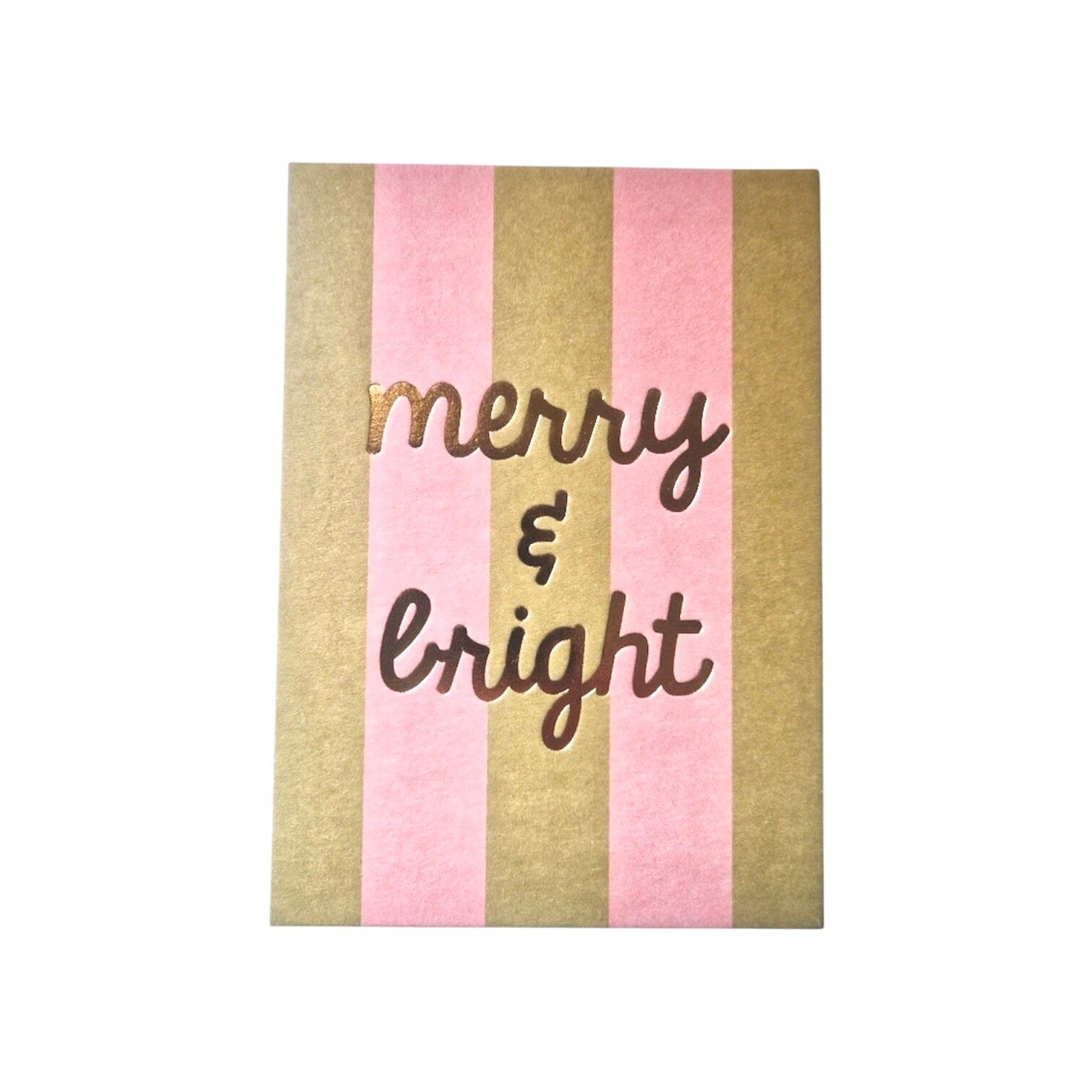 Postkarte "Merry & Bright" Postkarte ava&yves 
