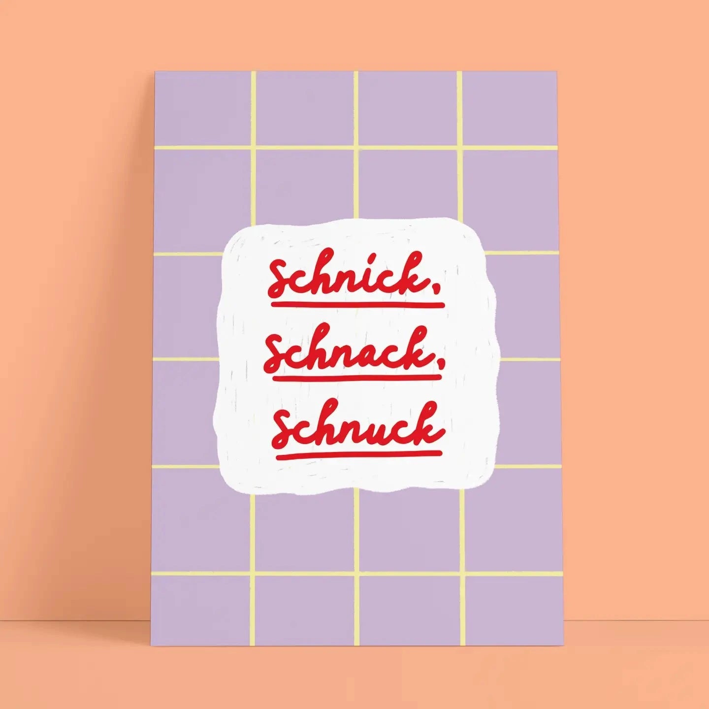 Postkarte "Schnick, Schnack, Schnuck" Postkarte Studio Danii 
