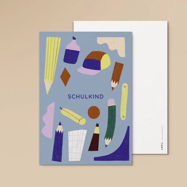Postkarte "Schulkind" Postkarte Anna Beddig 