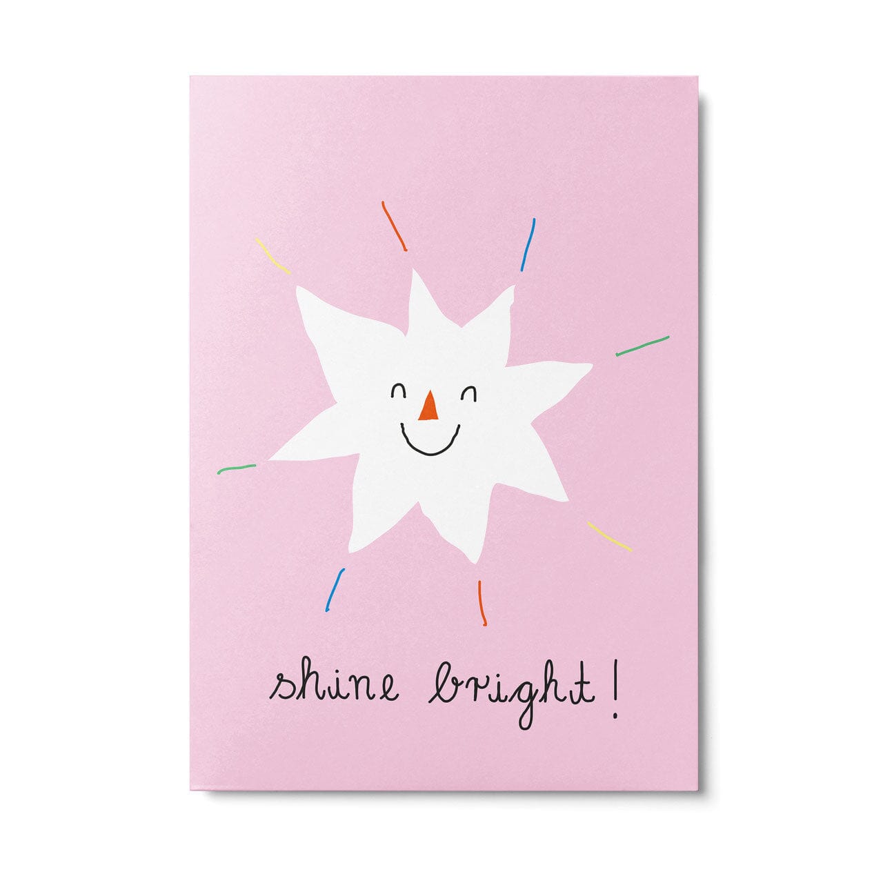 Postkarte "Shine bright" Postkarte Unter Pinien 