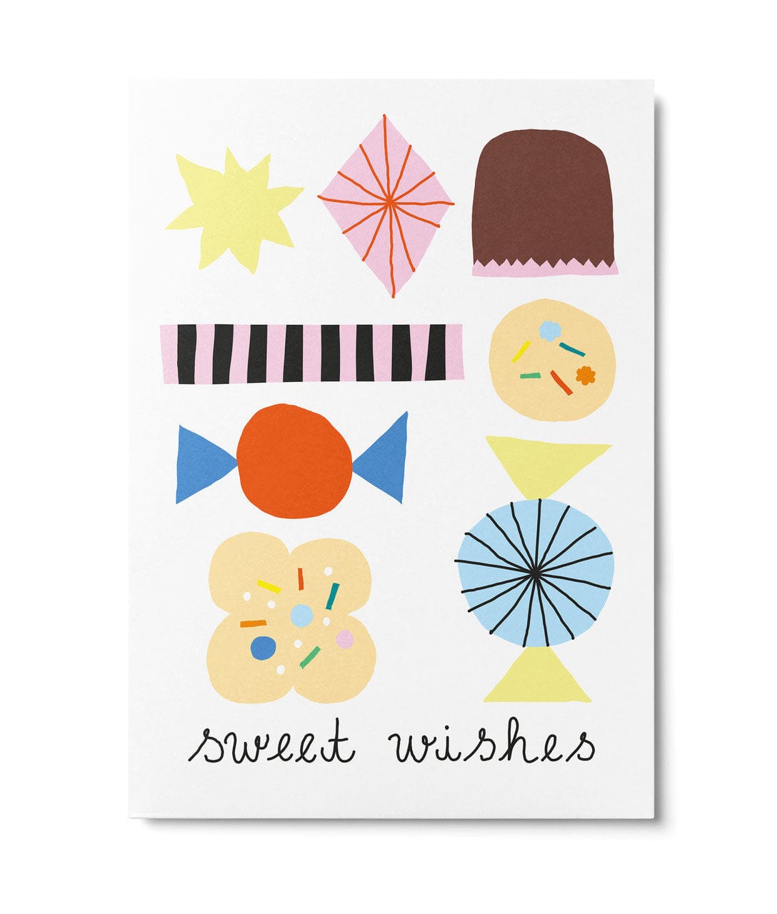 Postkarte "Sweet Wishes" Postkarte Unter Pinien 