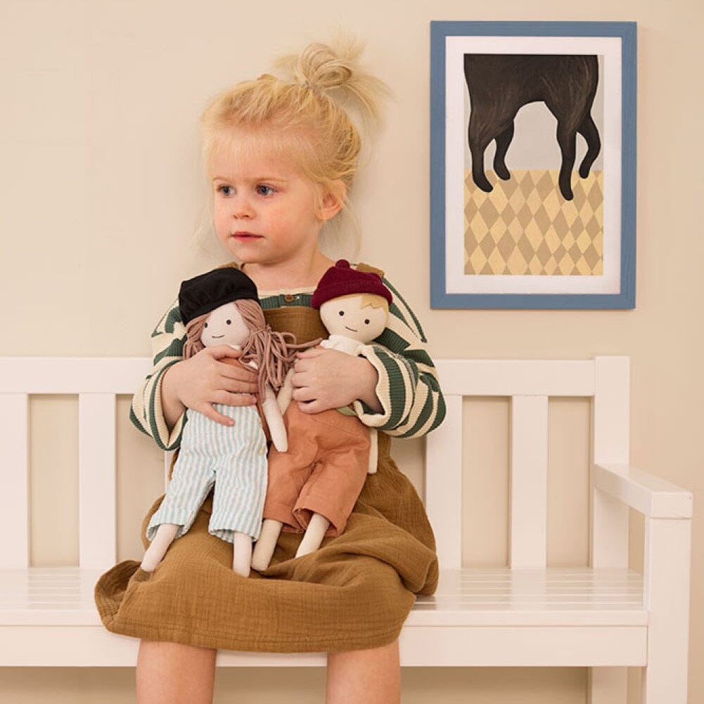 Puppe aus Stoff "Nils" Kuscheltier Kids Concept 
