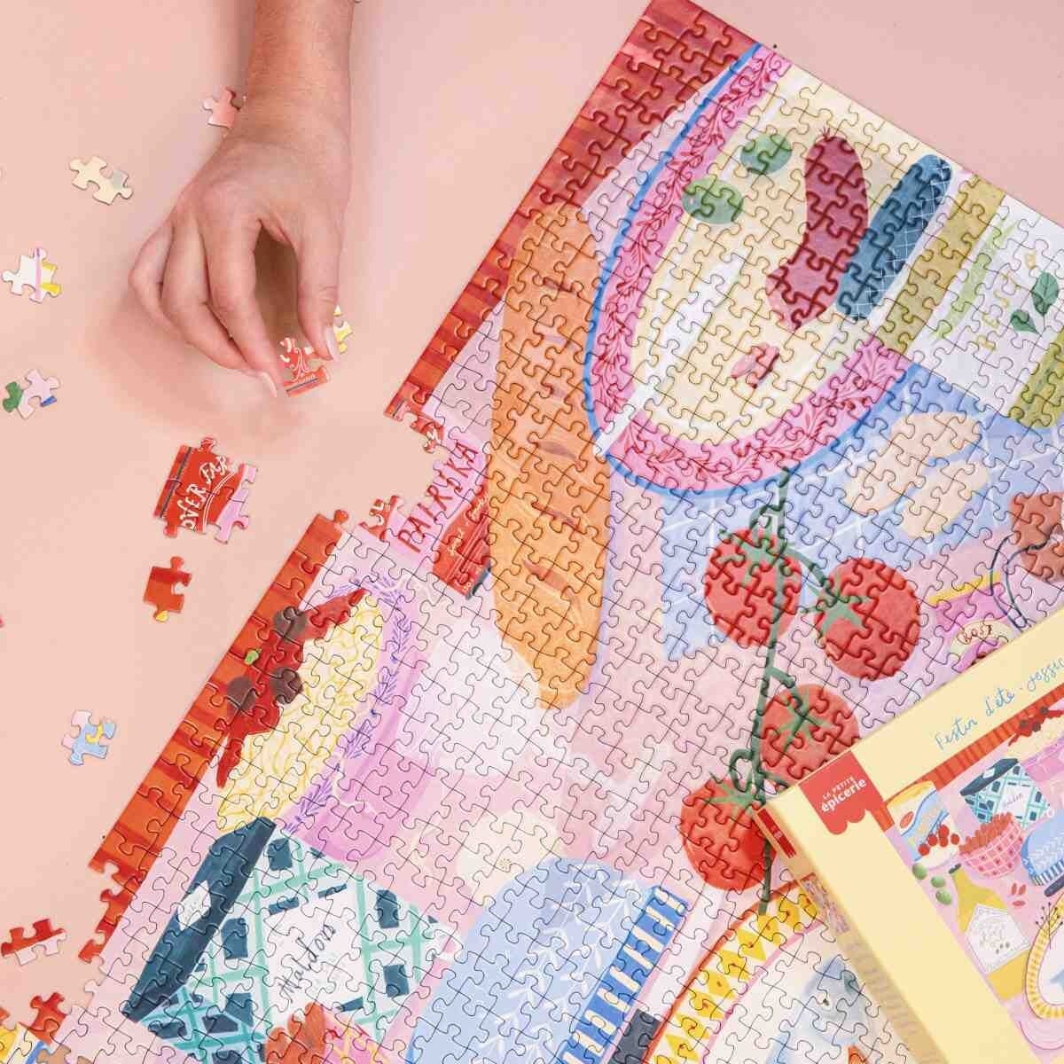 Puzzle 1000 Teile "Sommerfest" Puzzles La petite épicerie 