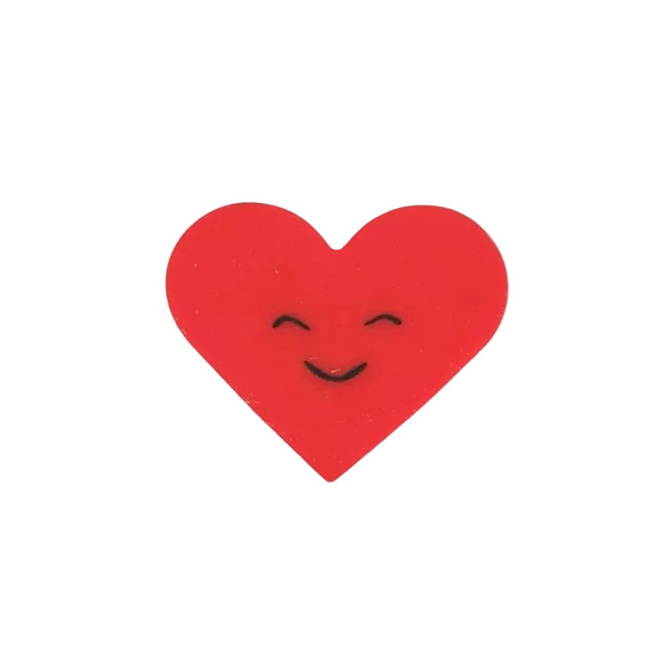 Radiergummi "Mini Herz Smiley" Radiergummi Rico Design Rot 