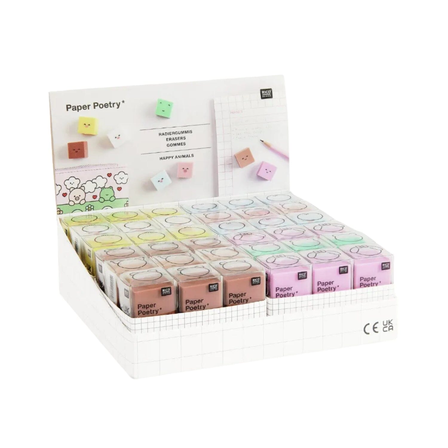 Radiergummi "Tiere" Radiergummi Rico Design 