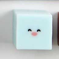 Radiergummi "Tiere" Radiergummi Rico Design Rosa/Blau 