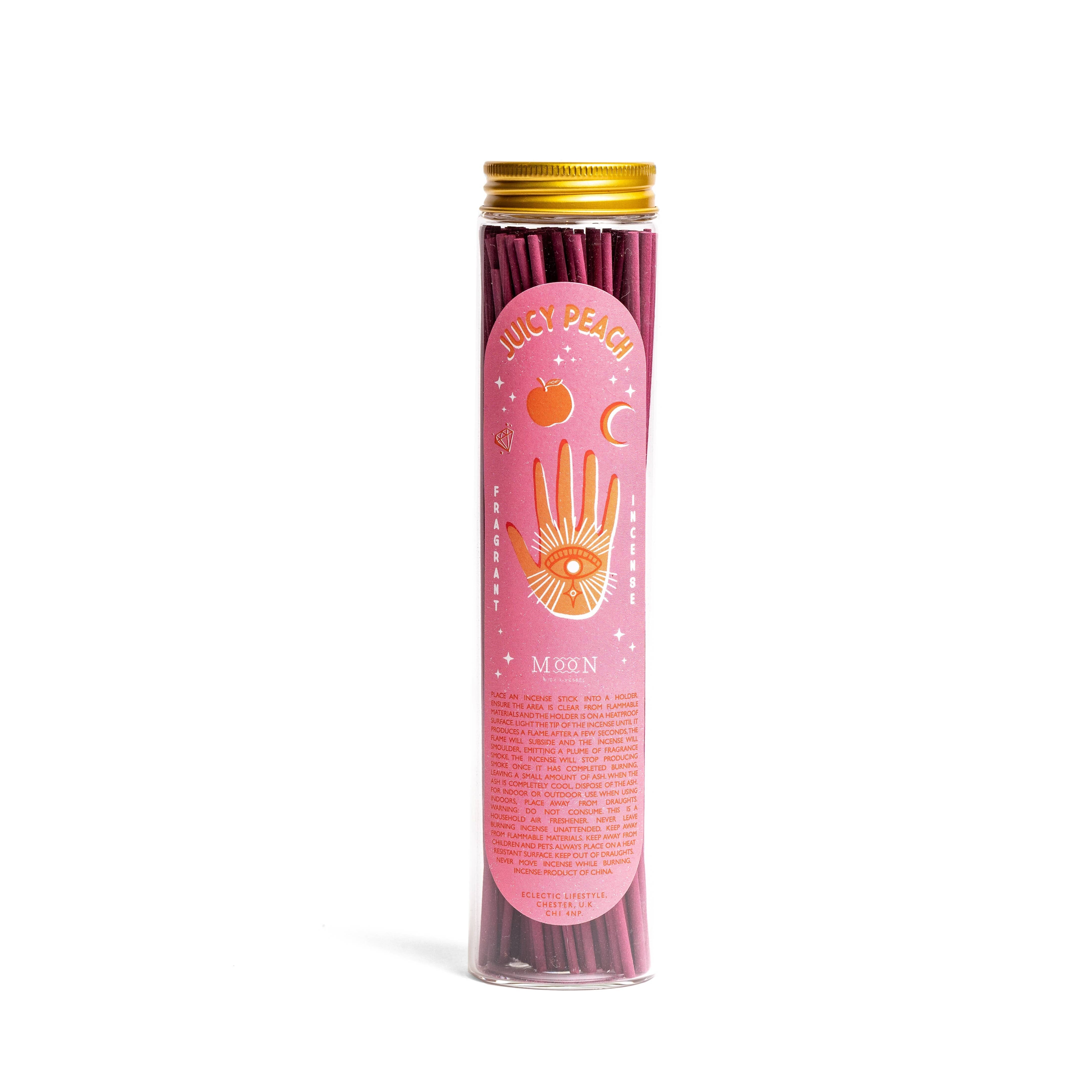 Räucherstäbchen im Glas "Juicy Peach" Pretty Damn Goods (Wick and Vessel) 