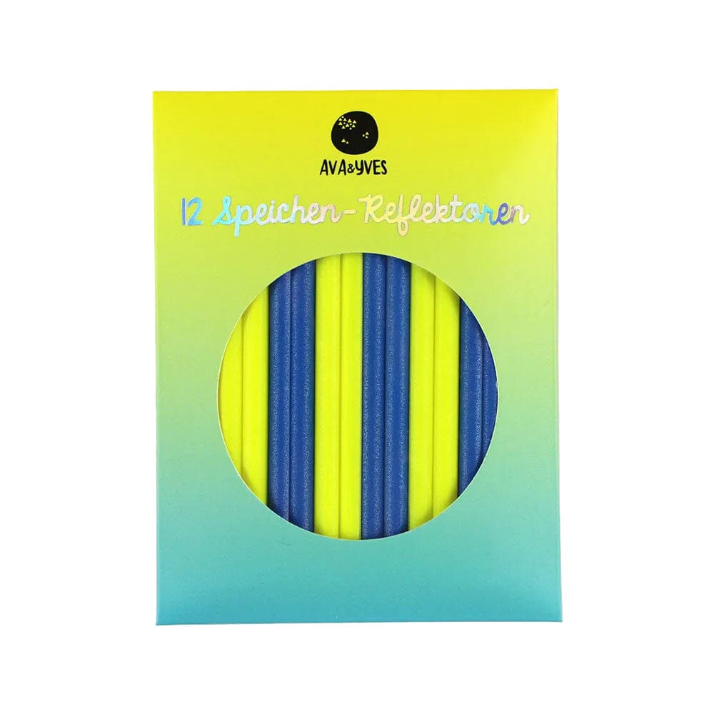 Reflektoren "Speichen" Speichen Clip ava&yves neongelb/blau 