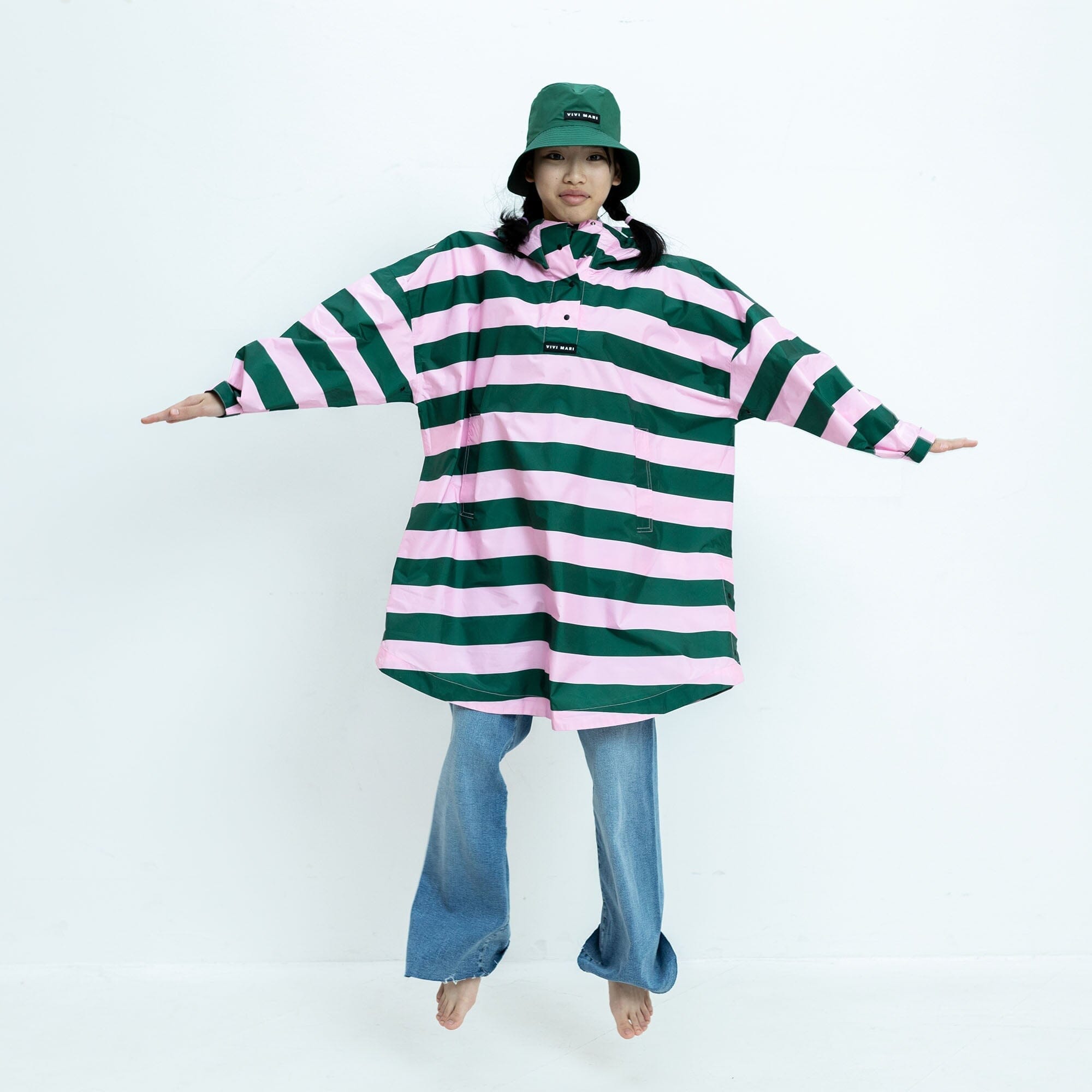 Regencape Poncho Kids "Stripes" Bekleidung & Accessoires Vivi Mari 