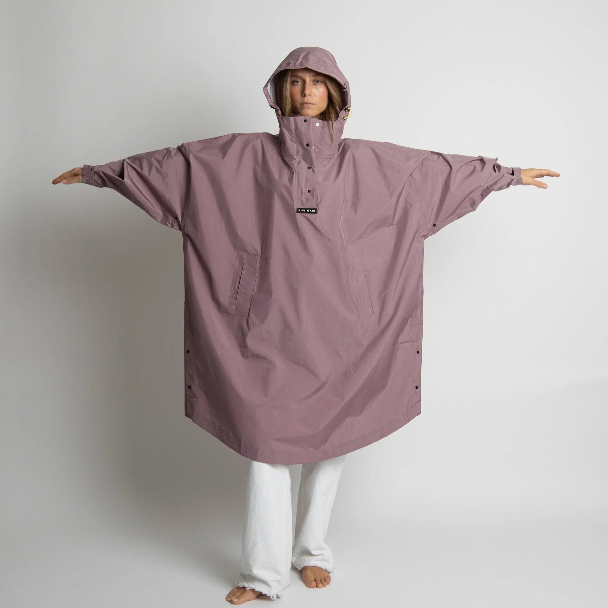 Regencape Poncho "uni" Bekleidung & Accessoires Vivi Mari ash plum 