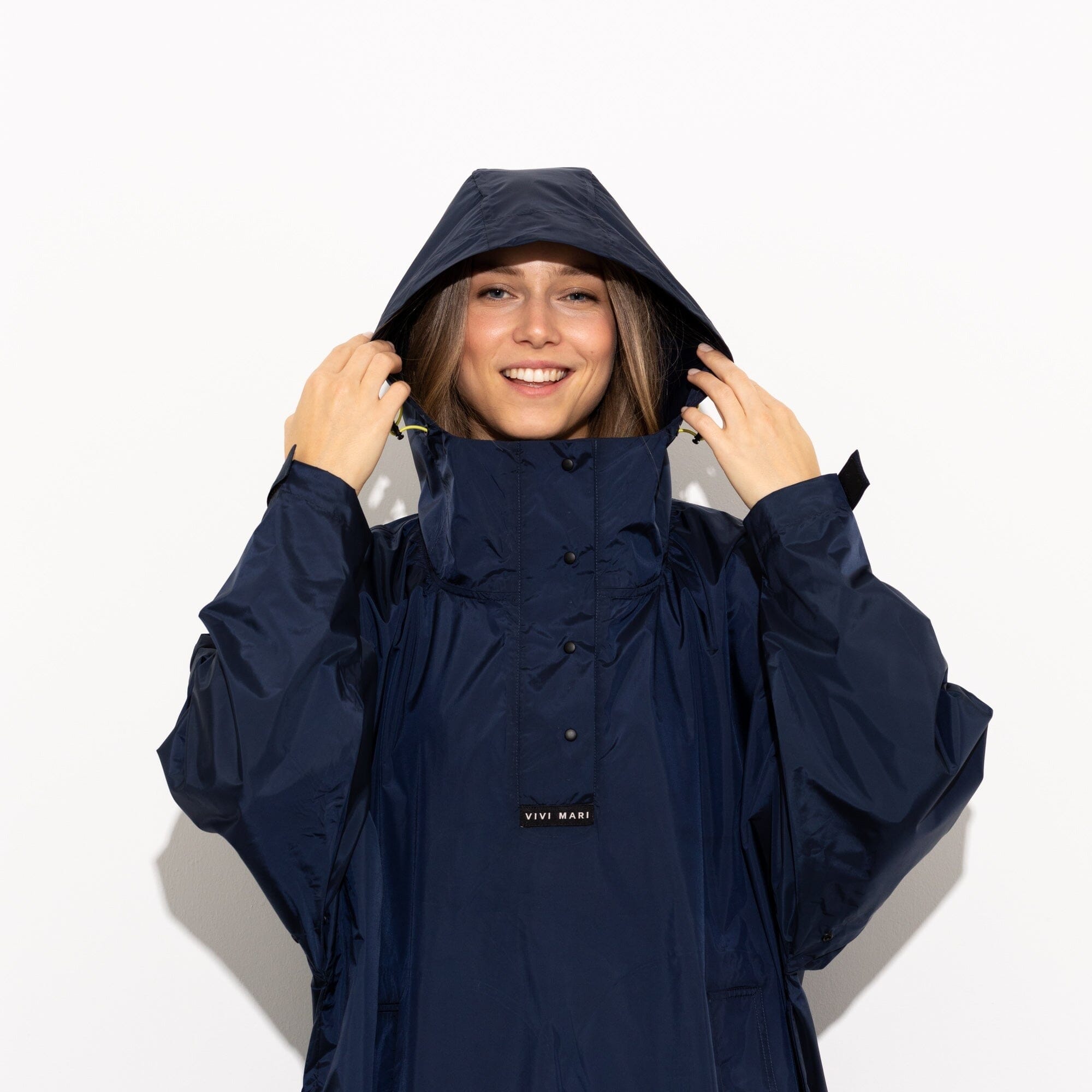 Regencape Poncho "uni" Bekleidung & Accessoires Vivi Mari navy 