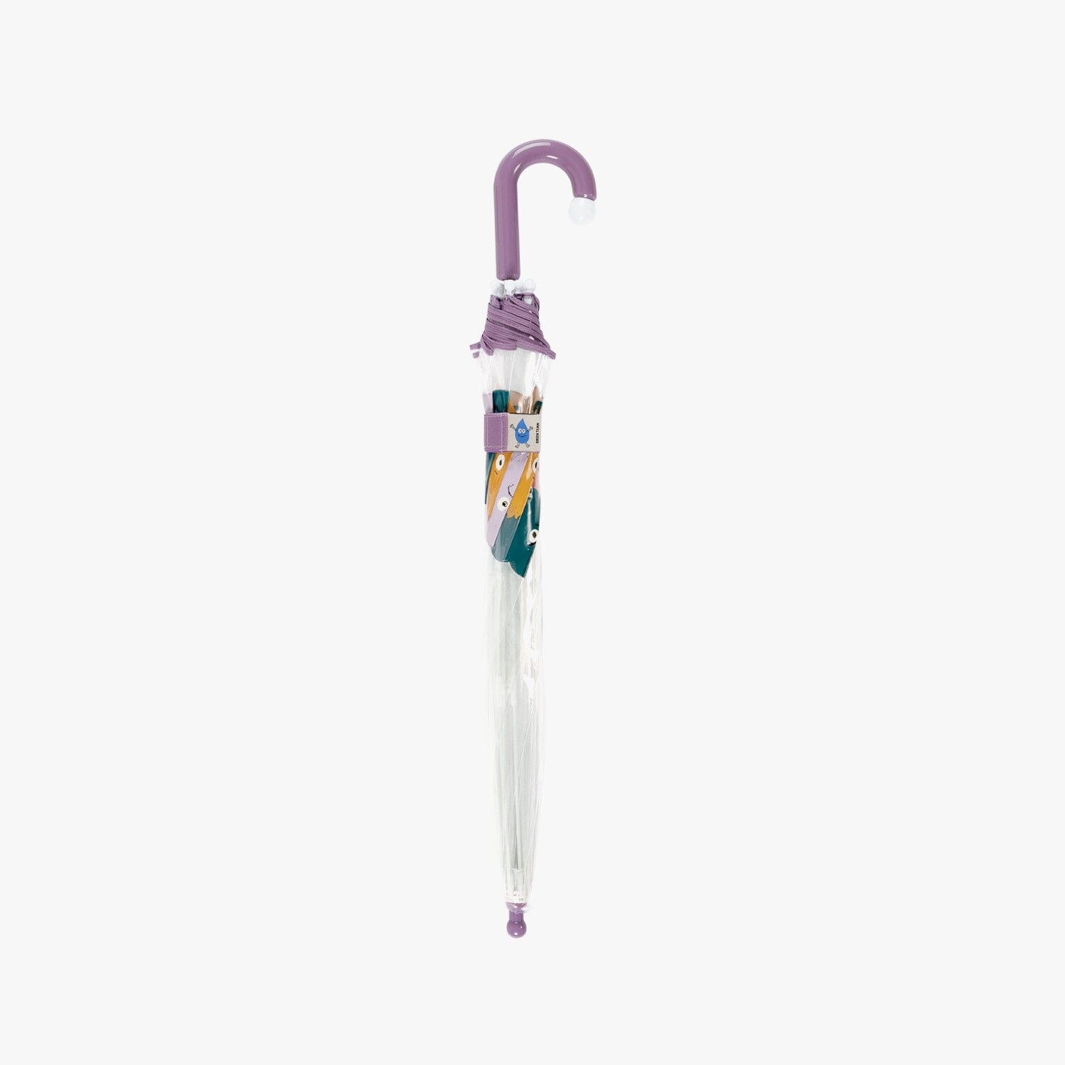 Regenschirm für Kinder "Transparent" Clima Umbrellas Lila 
