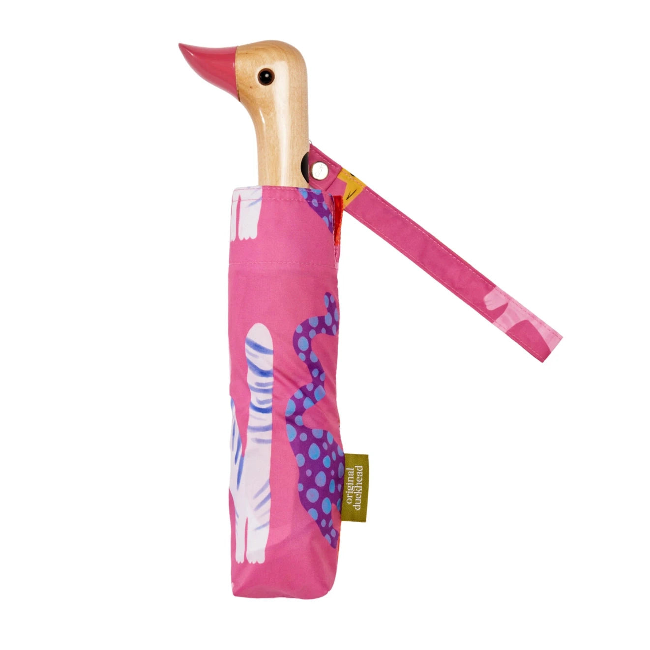 Regenschirm kompakt "Arty Cats" Regenschirm Original Duckhead Fuchsia 