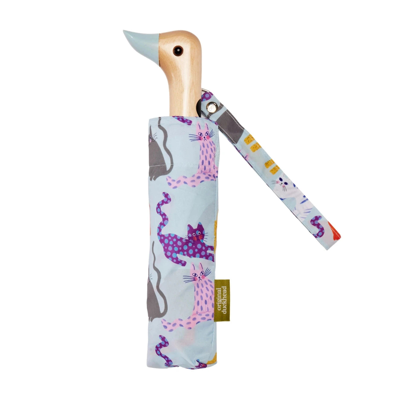 Regenschirm kompakt "Arty Cats" Regenschirm Original Duckhead Ice 