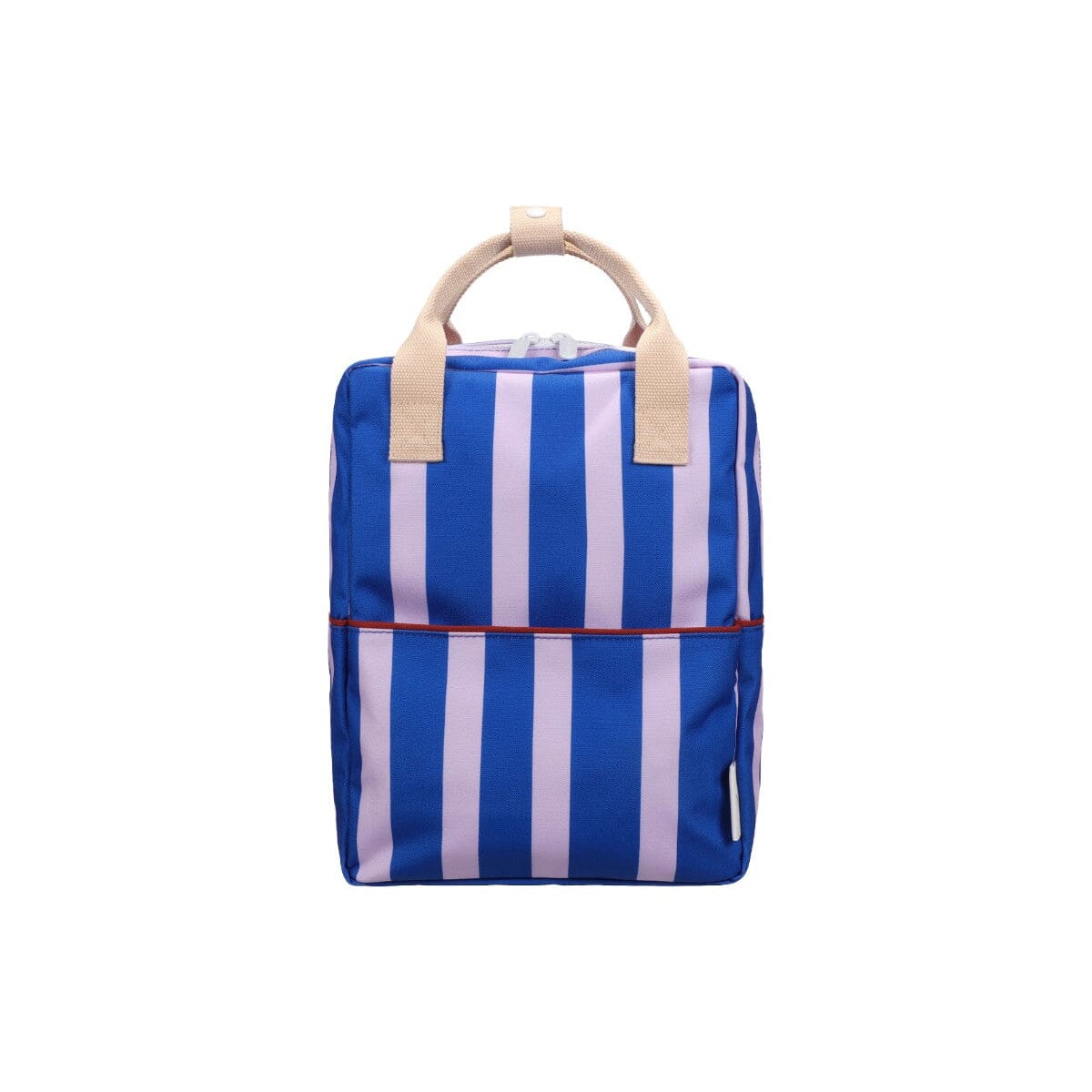 Rucksack medium stripes "sticky memories" Rucksack Sticky Lemon ink blue + gustav lilac 