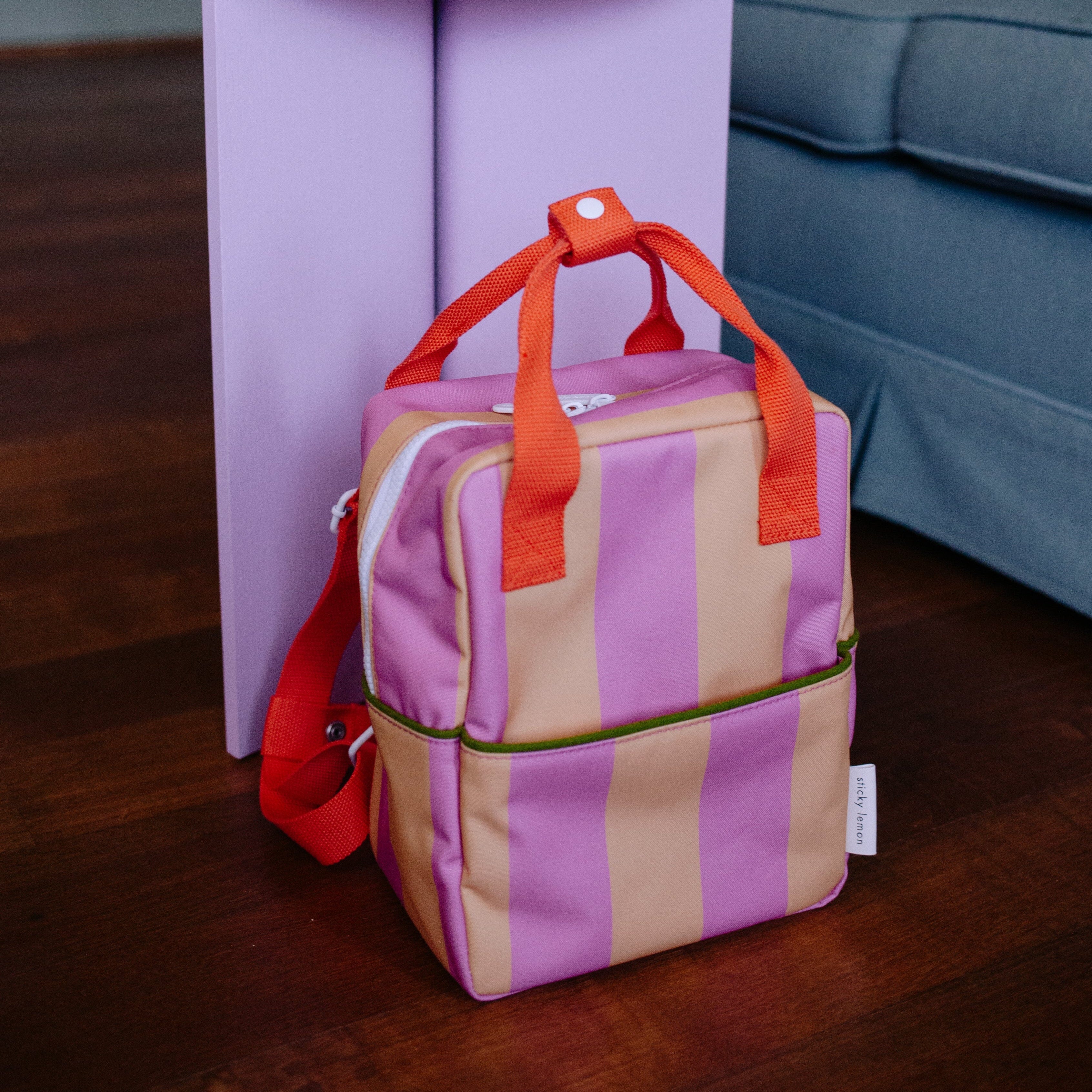 Rucksack small "once upon a lemon tree - stripes" Rucksack Sticky Lemon 