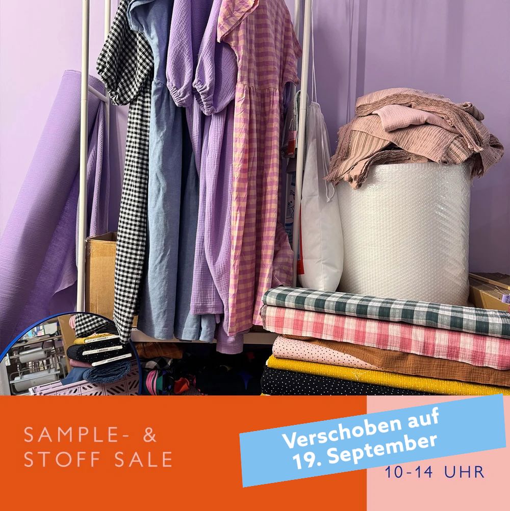 Sample- & Stoff Sale Event Matsch mit Sahne 