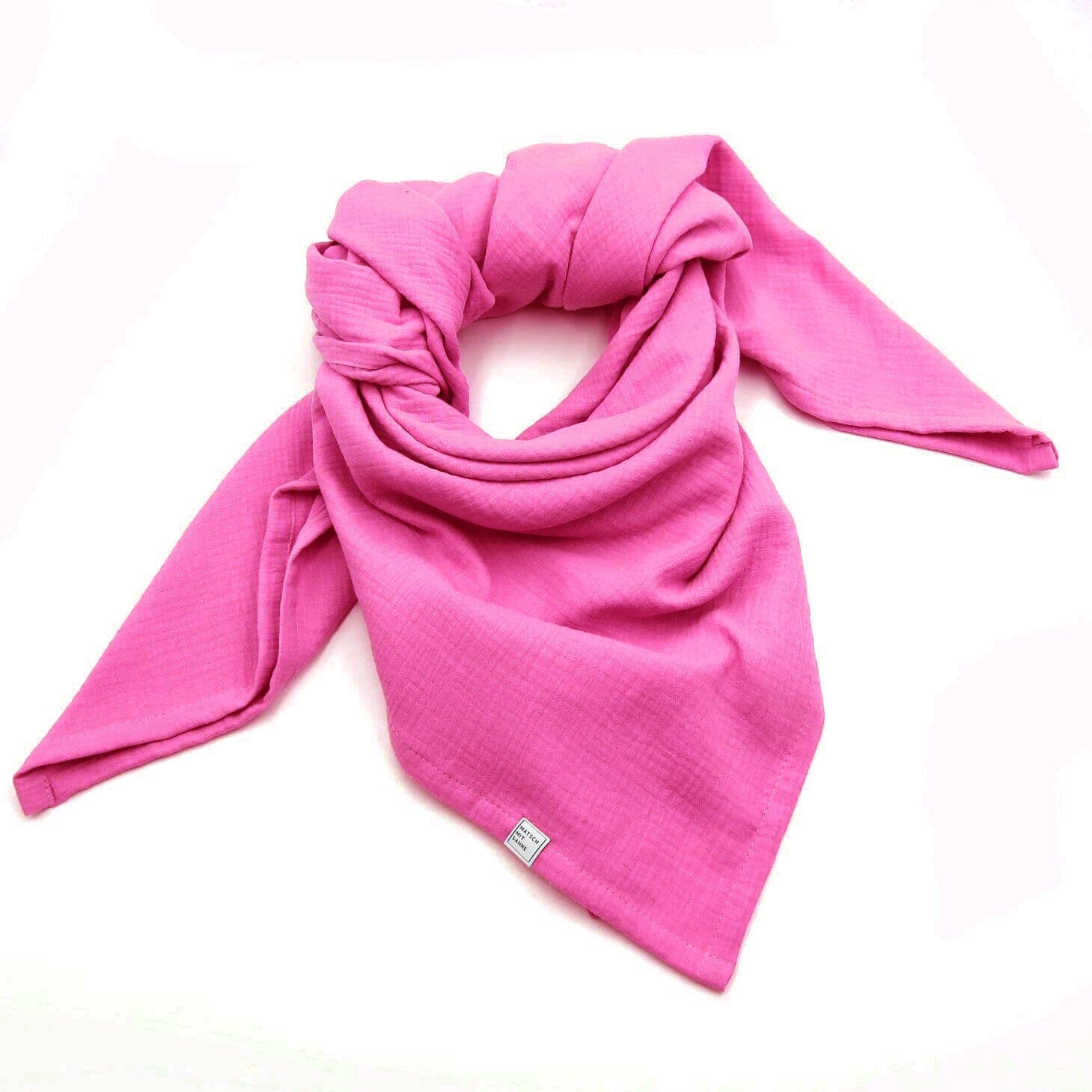 Schal Maxi (135 x 135cm) Schal Maxi Matsch mit Sahne Pink 