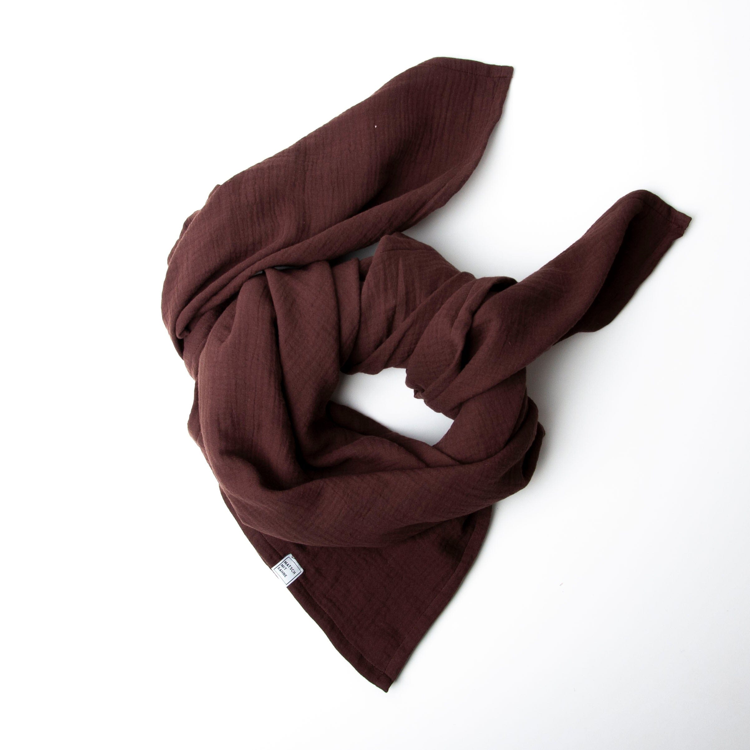 Schal Maxi (135 x 135cm) Schal Maxi Matsch mit Sahne Schokolade 