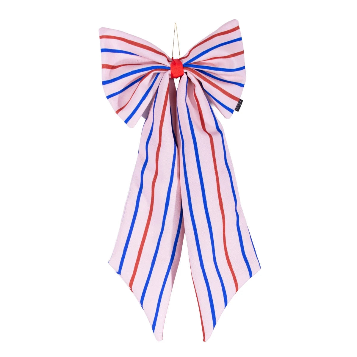 Schleife "peach/blau/braun" Dekoration coopz 