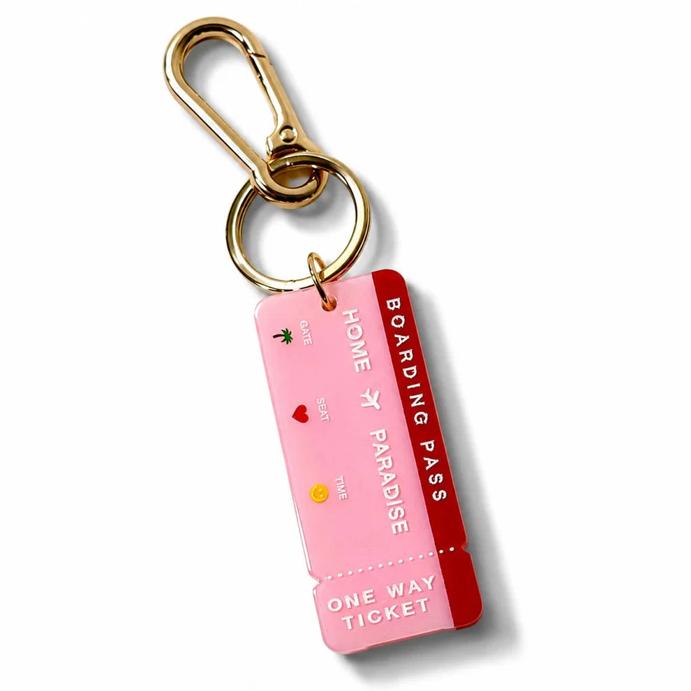 Schlüsselanhänger & Bag Charm "Boardingpass" Schlüsselanhänger LOU LOTO 