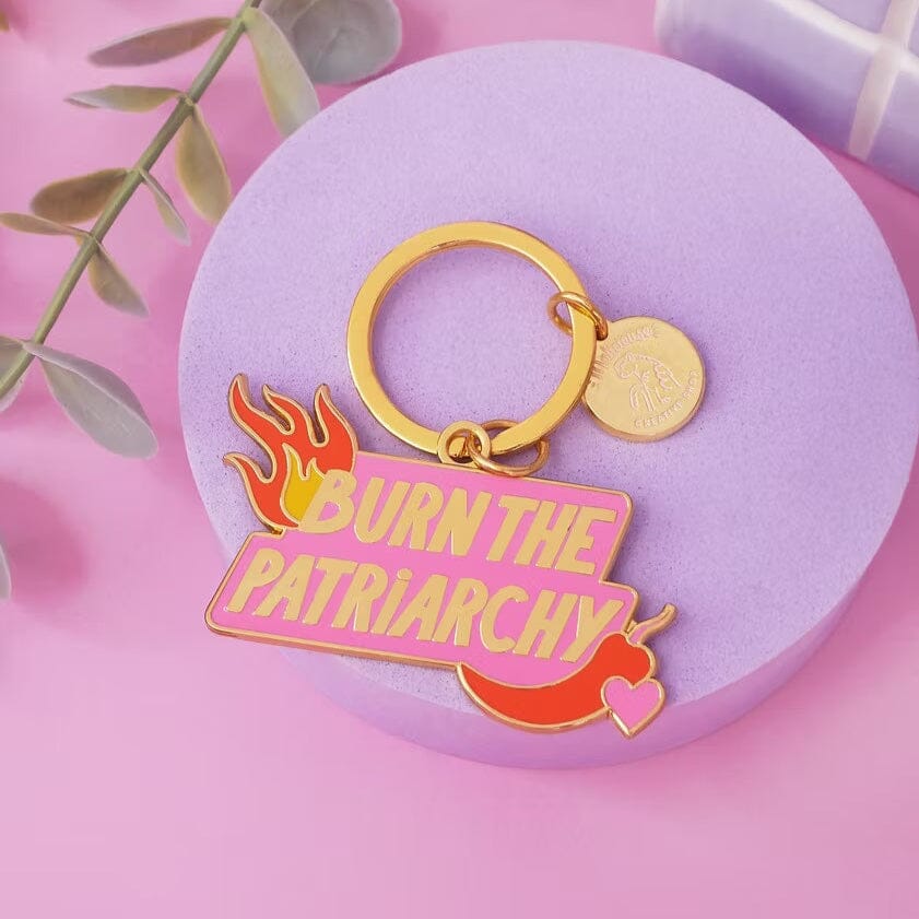 Schlüsselanhänger "Burn the Patriarchy" Schlüsselanhänger Malicieuse 