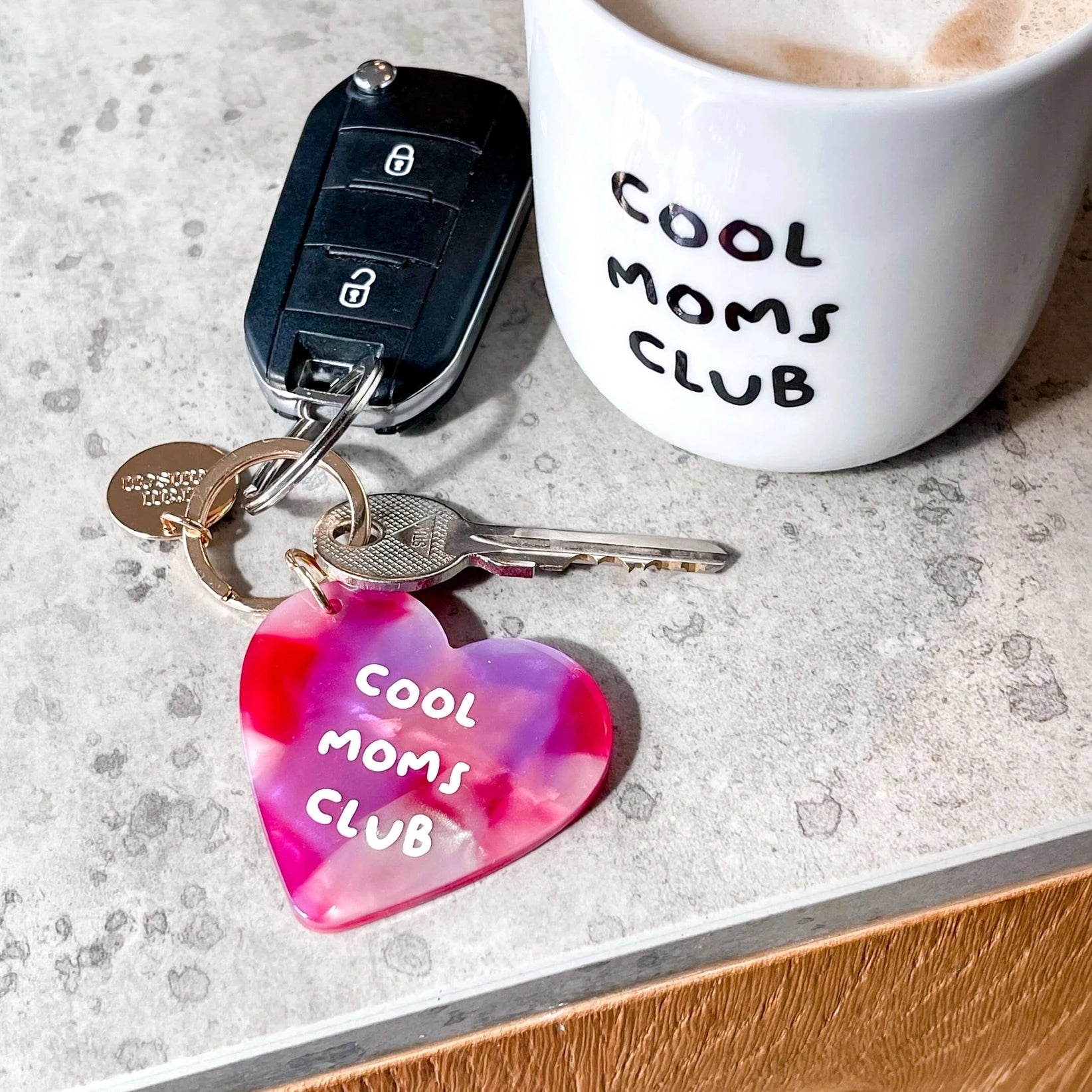 Schlüsselanhänger "Cool Moms Club" Schlüsselanhänger Frau Hansen 