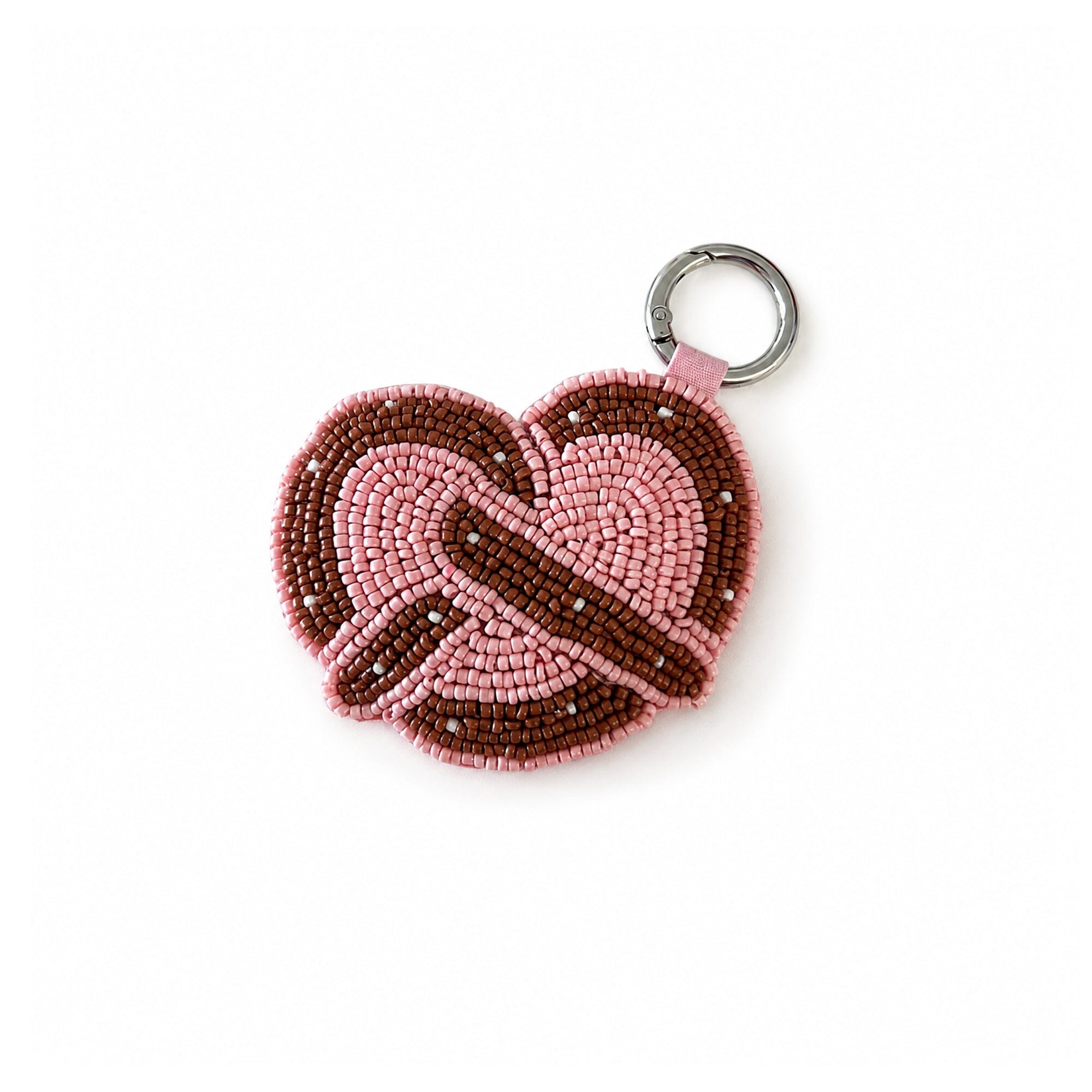 Schlüsselanhänger Perlen "Brezel" Schlüsselanhänger Helio Ferretti 