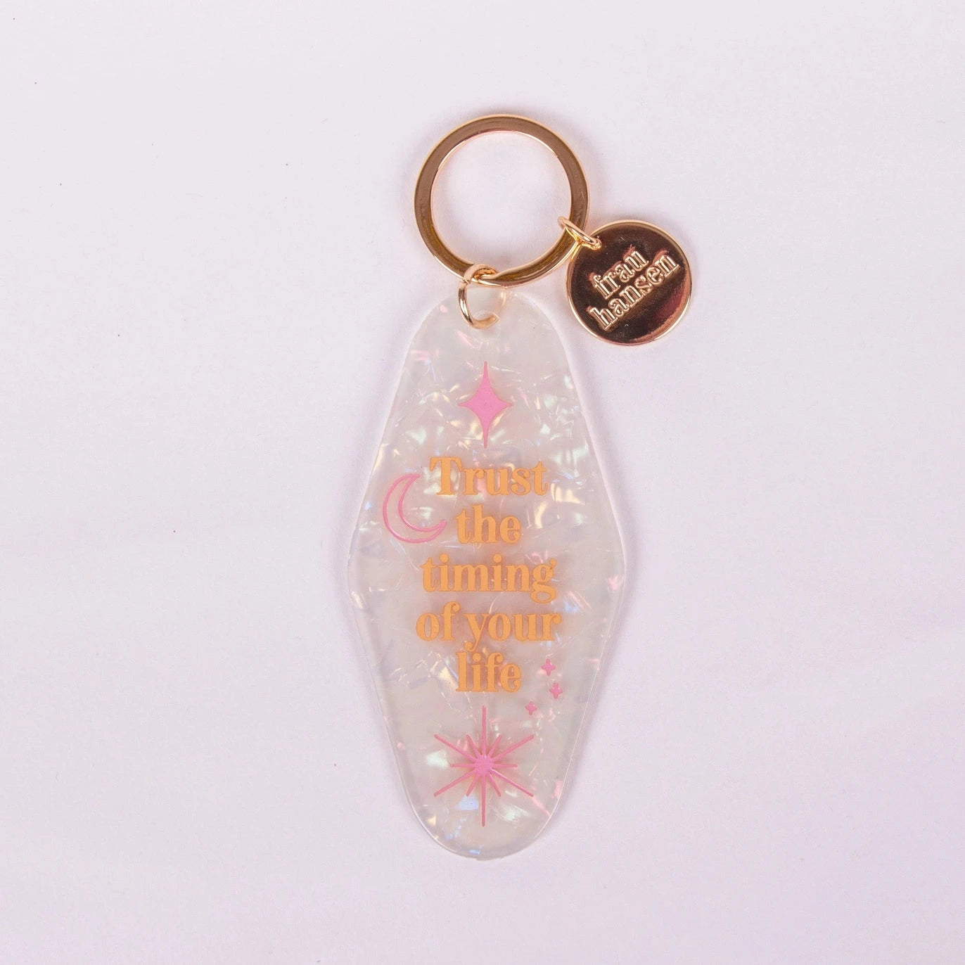 Schlüsselanhänger "Trust the timing of your life" Schlüsselanhänger Frau Hansen 