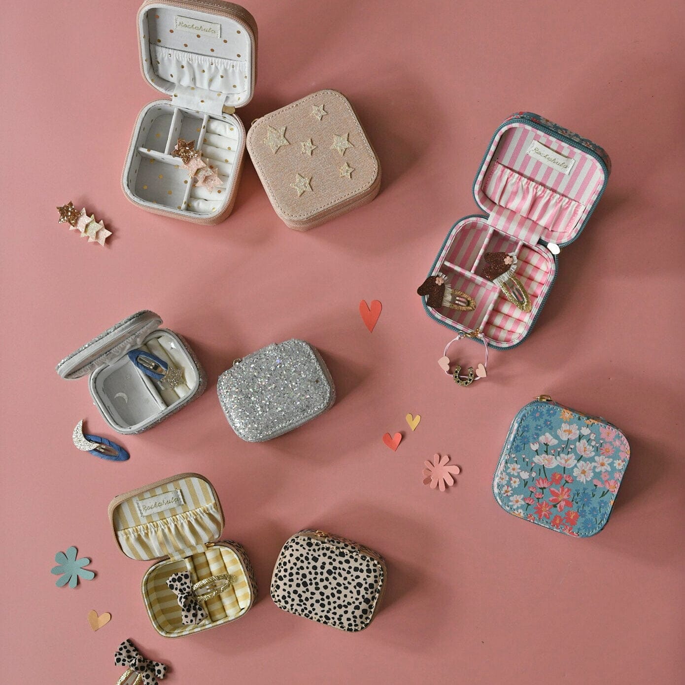 Schmuckbox "Confetti Glitter Gold" Rockahula 