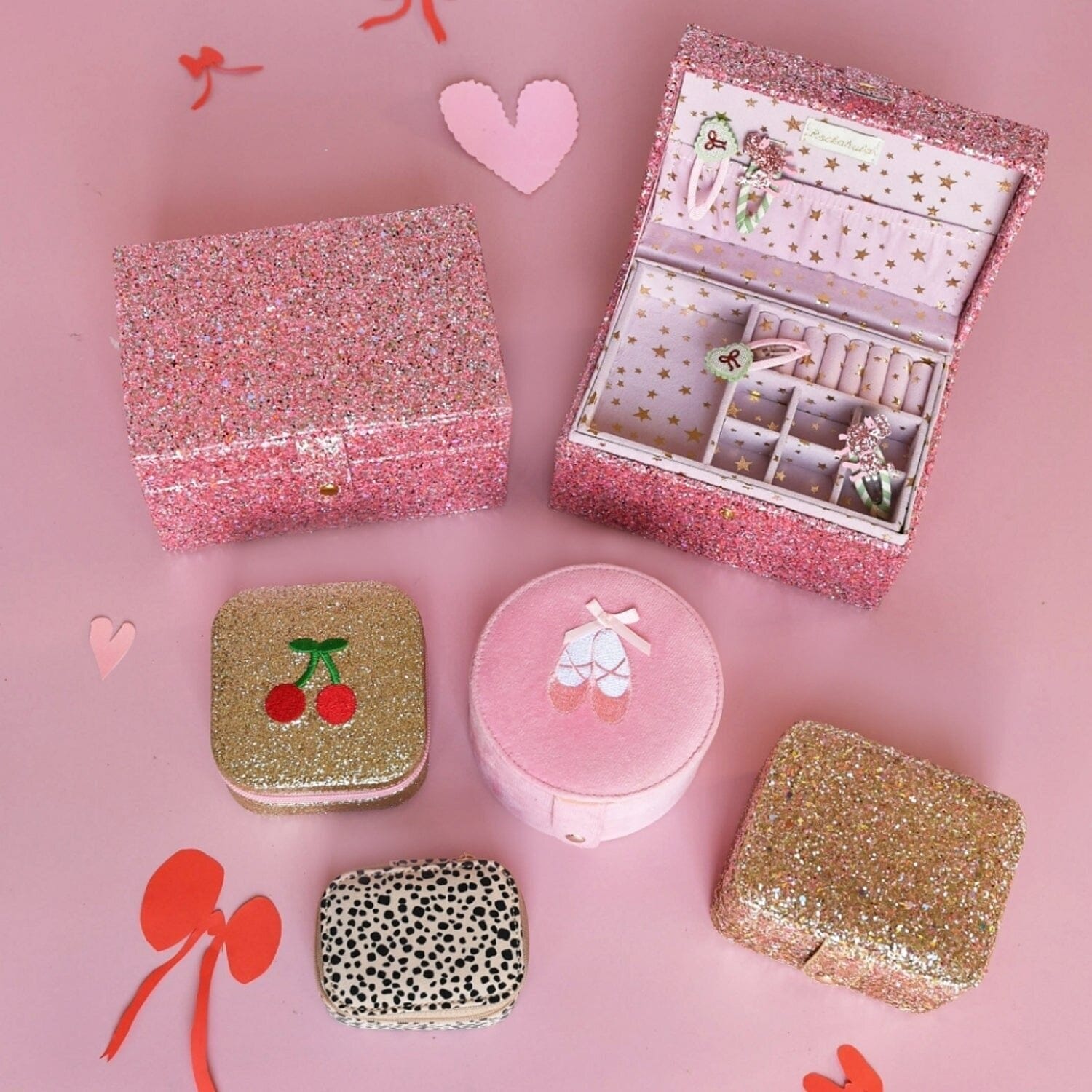 Schmuckbox "Large Confetti Glitter" Rockahula 