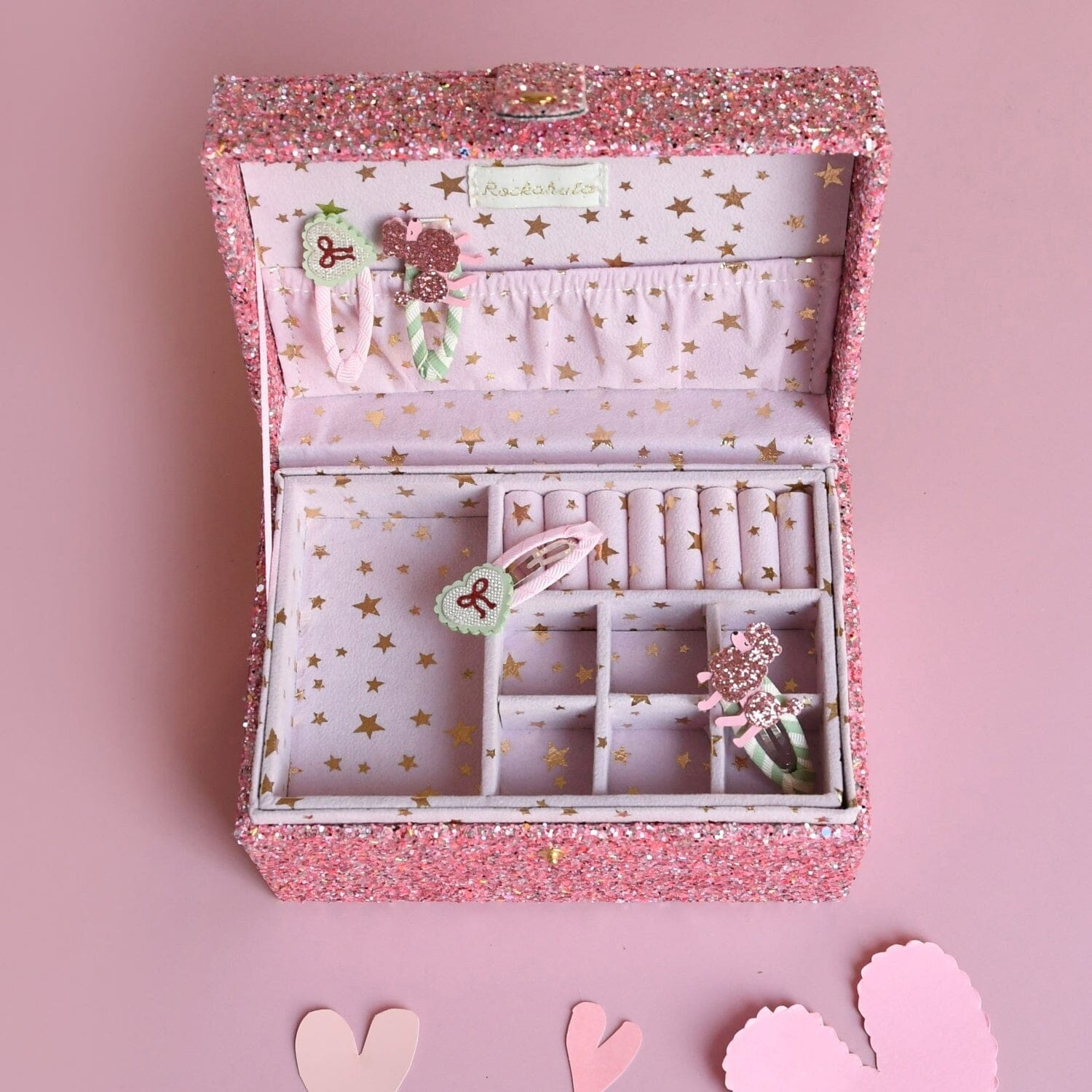 Schmuckbox "Large Confetti Glitter" Rockahula 