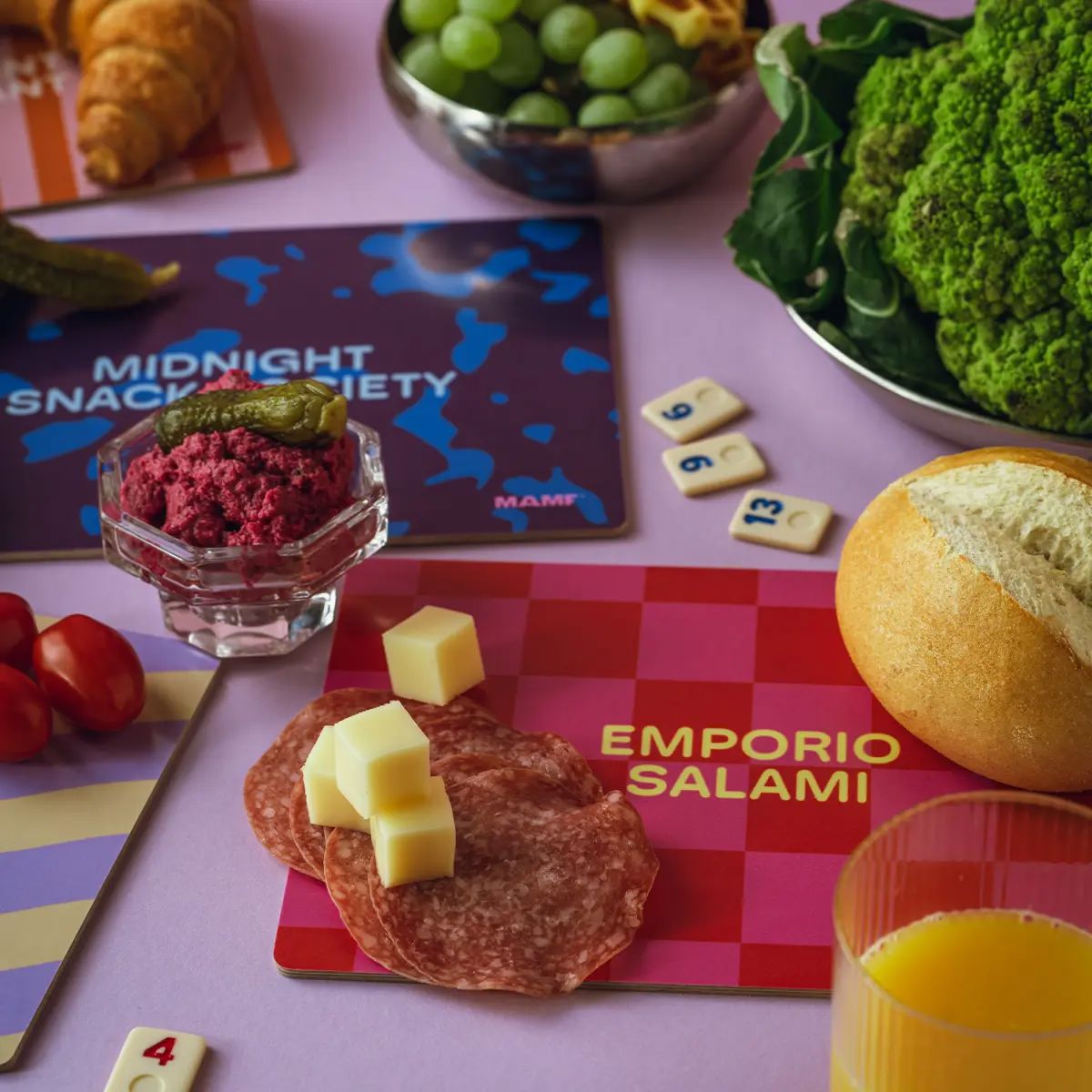 Schneidebrettchen "Emporio Salami" Schneidebrettchen MAMF® Club 