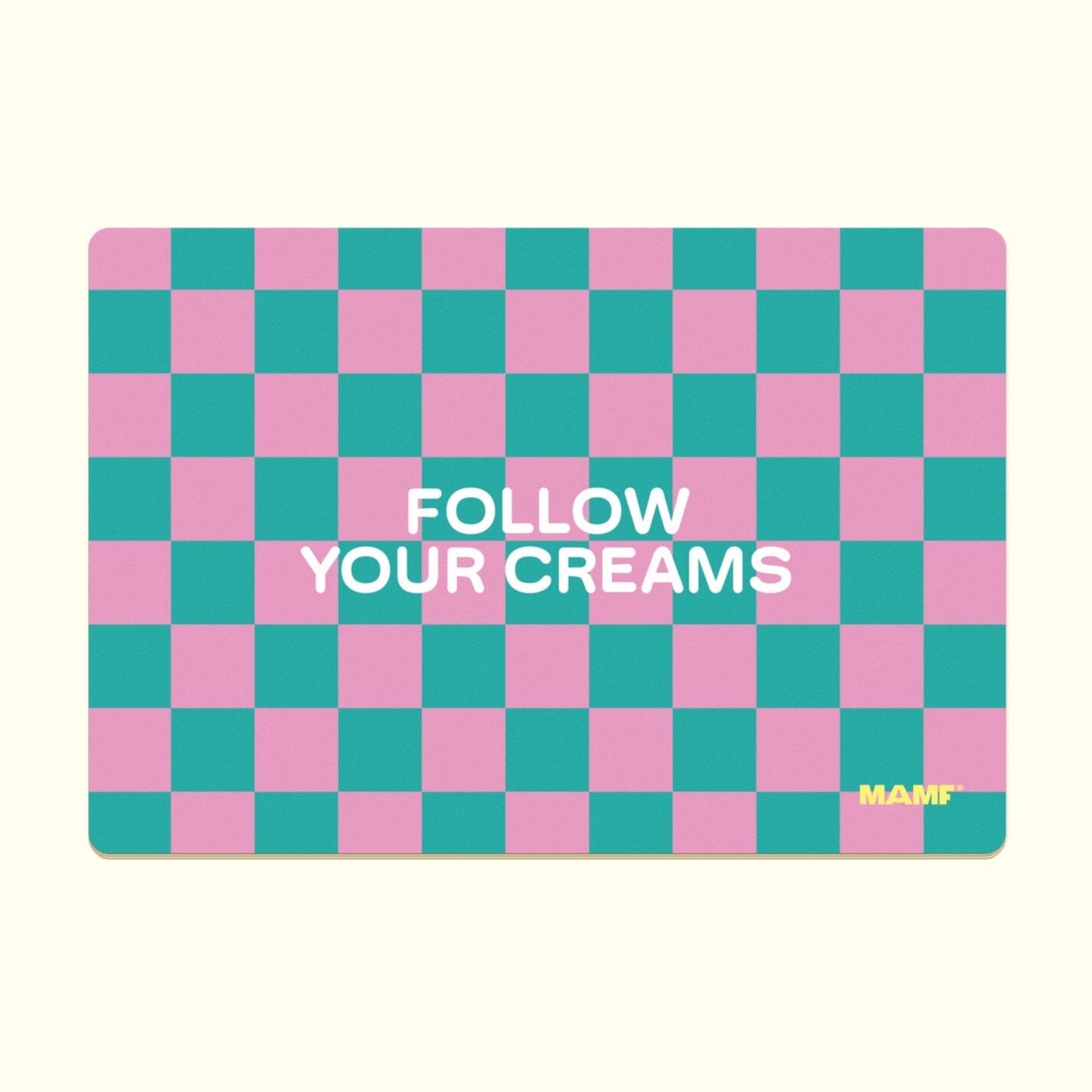 Schneidebrettchen "Follow your creams" Schneidebrettchen MAMF® Club 