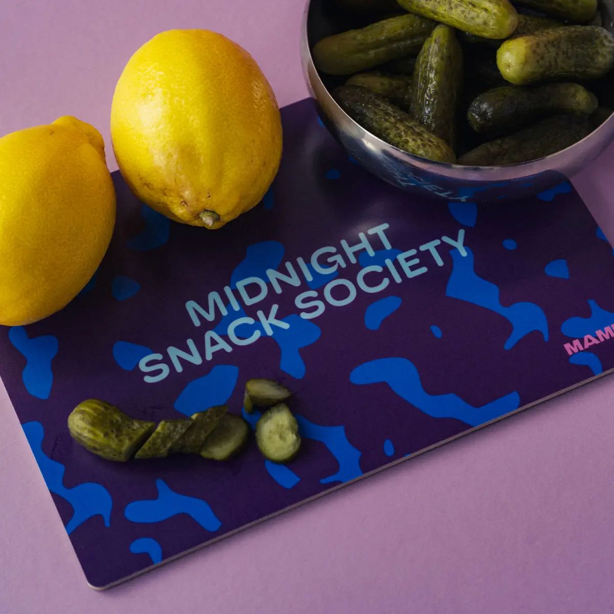 Schneidebrettchen "Midnight Snack Society" Schneidebrettchen MAMF® Club 
